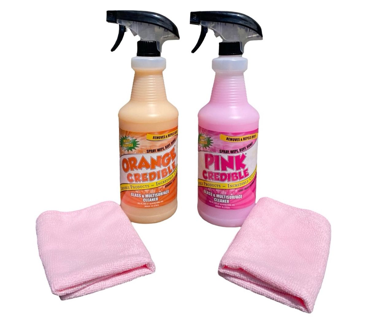 Credible Products Multi Surface Set of 2 32oz Cleansers