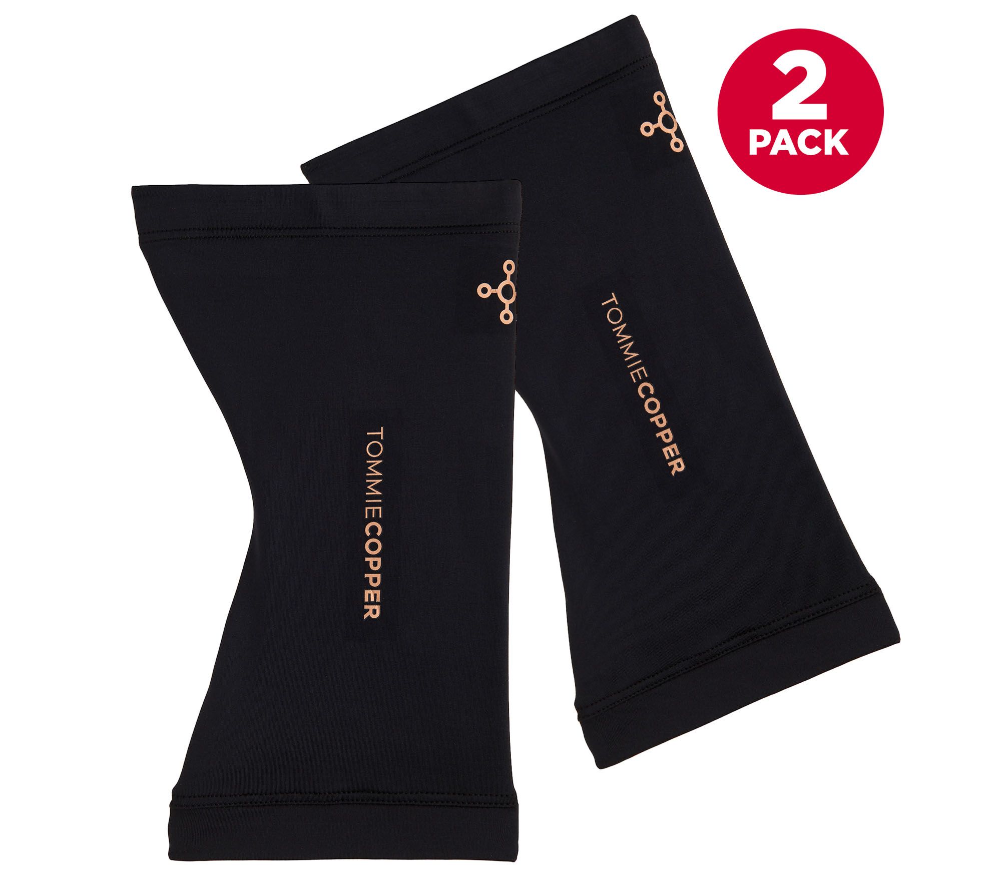 Tommie Copper Core Compression Set of 2 Knee Sleeves 