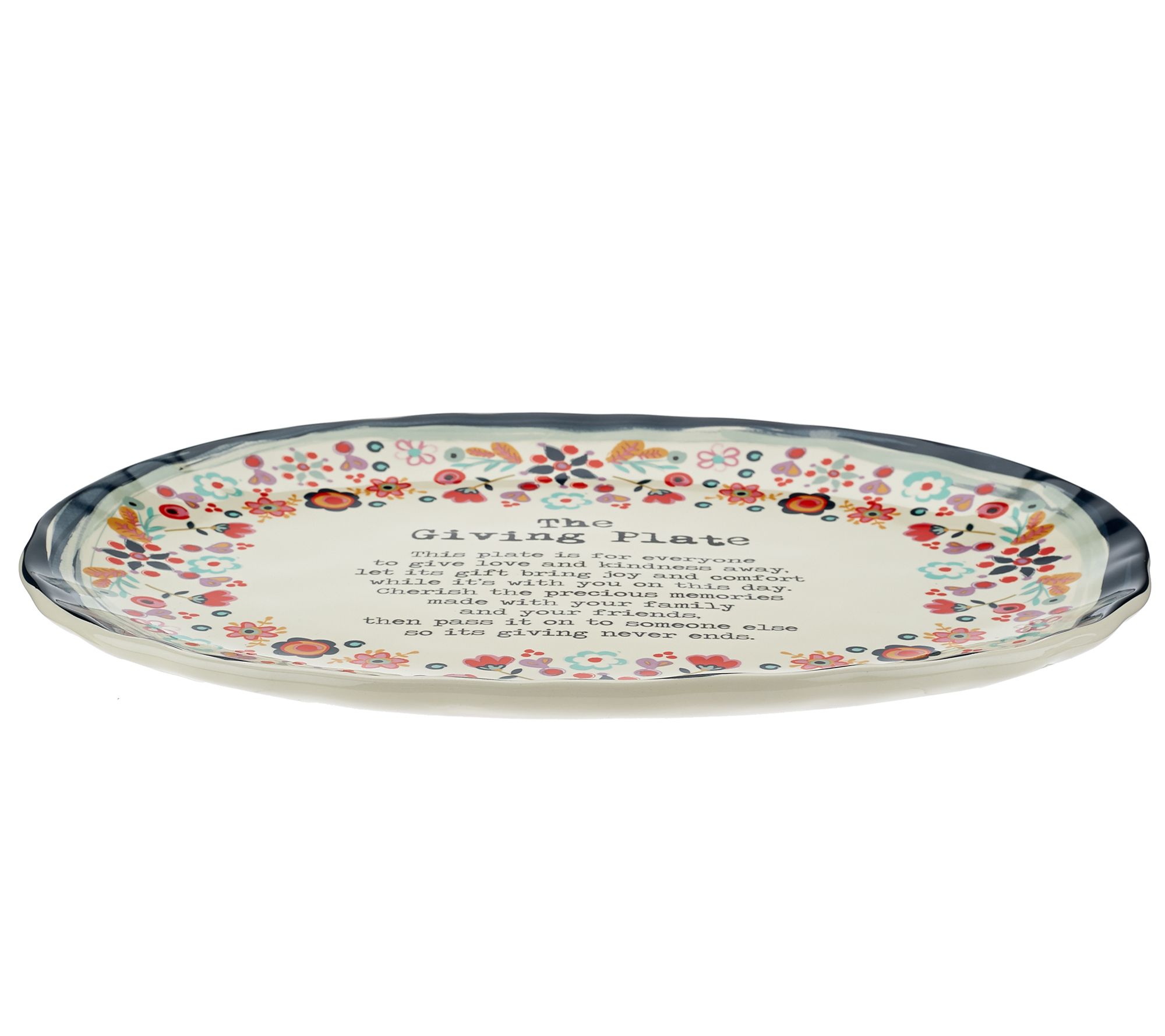 Natural Life Ceramic Giving Plate
