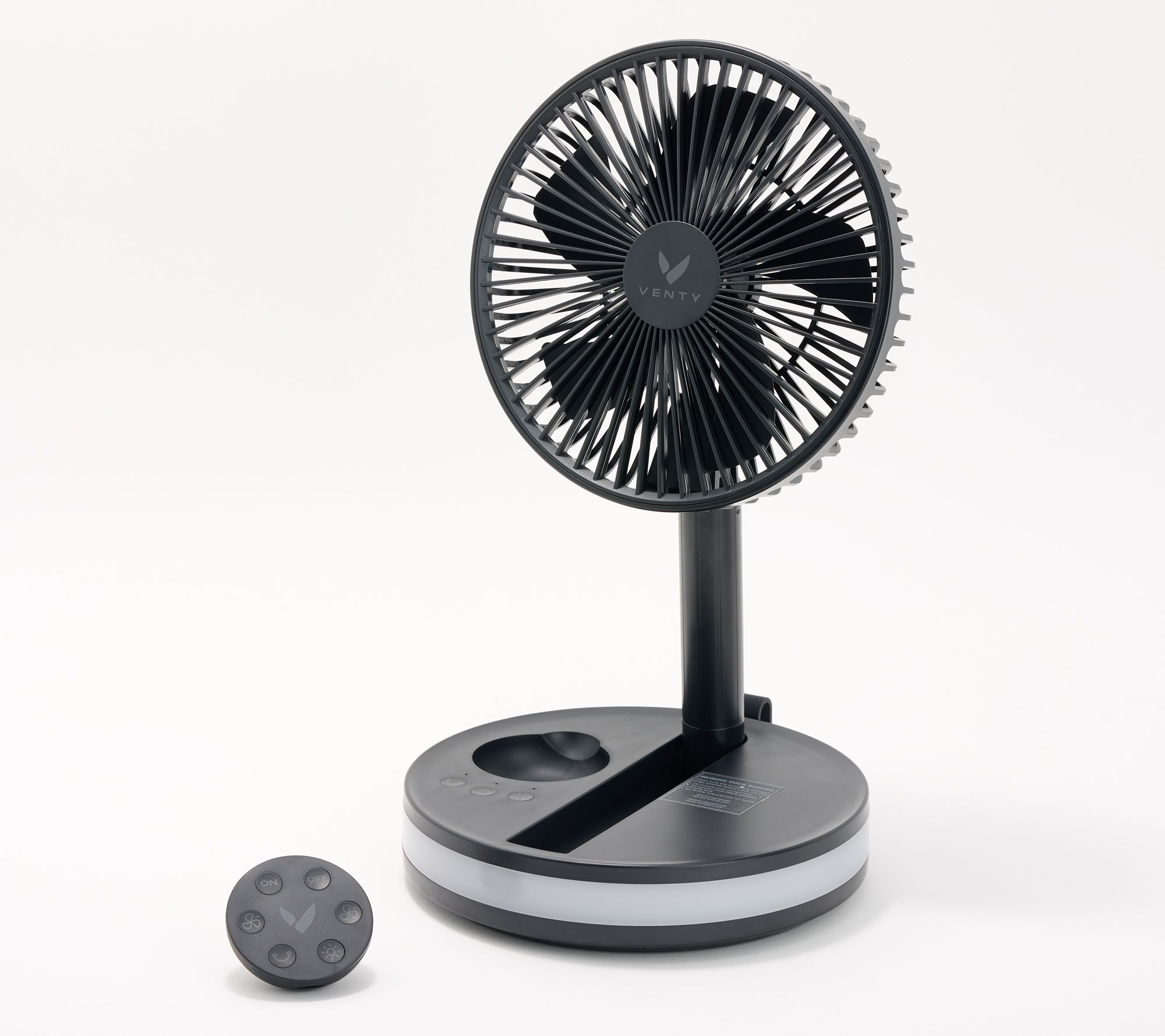 Venty Rechargeable Portable Telescopic Fan w/ Carry Case