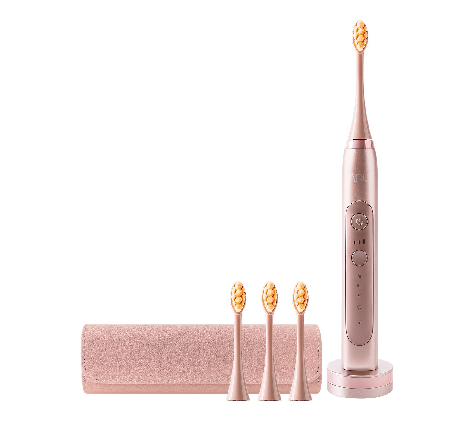 ARU Sonic Toothbrush with 4 Brush Heads by Soniclean
