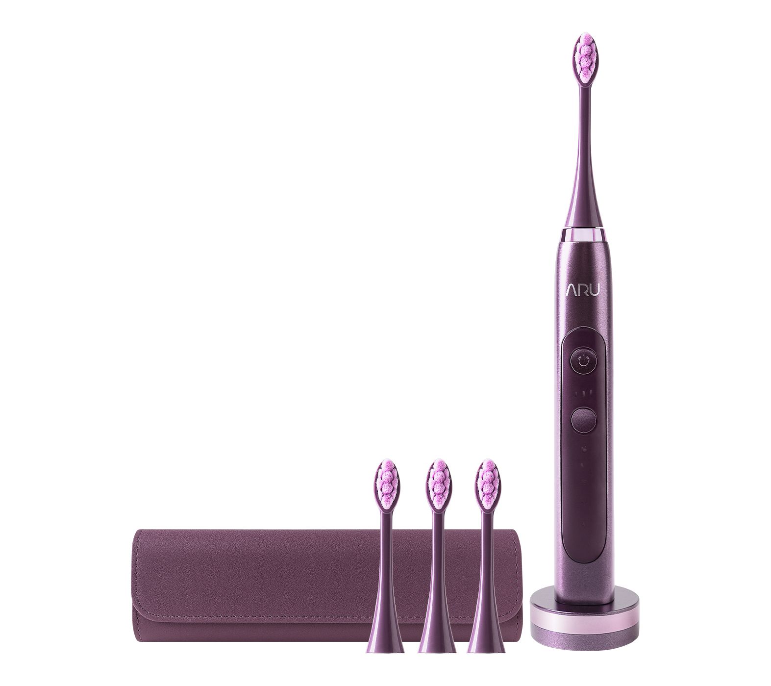ARU Sonic Toothbrush with 4 Brush Heads by Soniclean