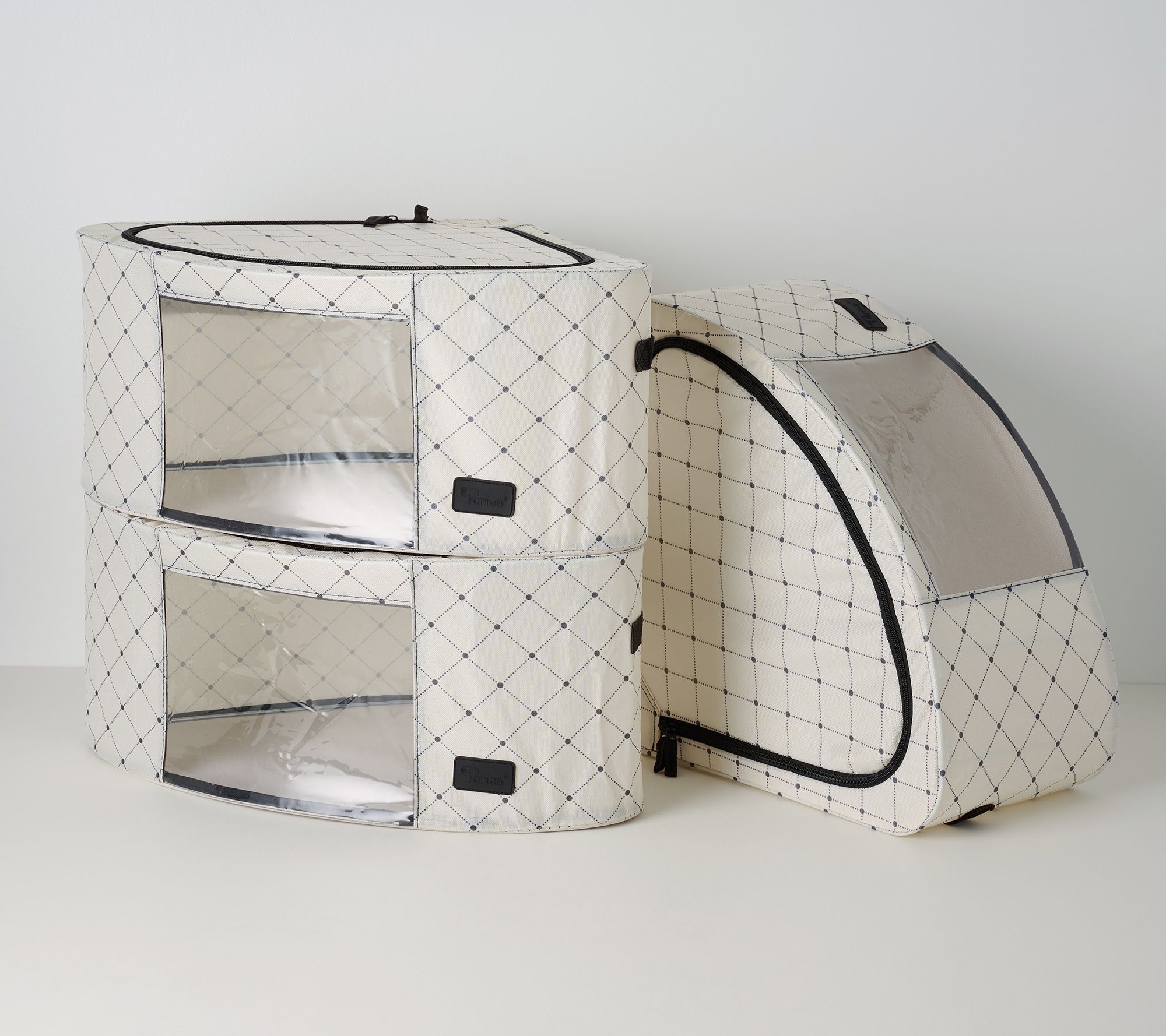 Periea Set of 3 Medium Corner Storage Boxes