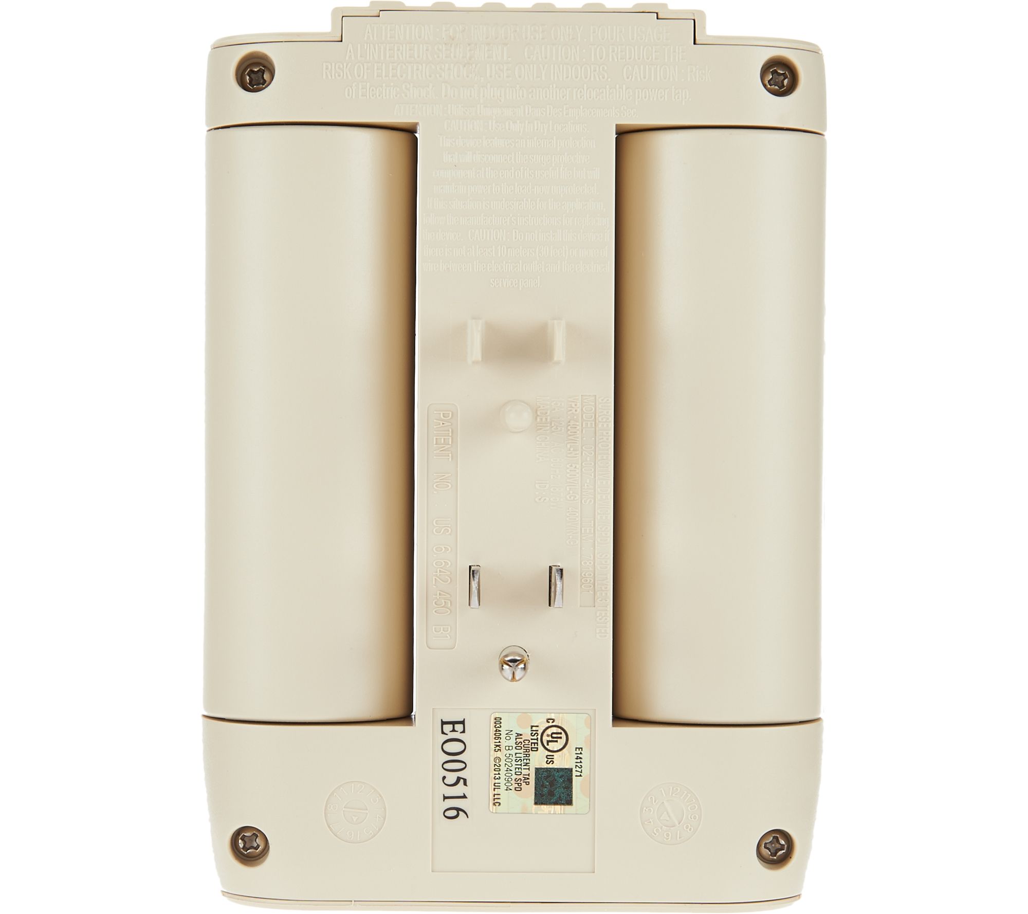 S/2 6-Outlet SurgeProtection Swivel Outlets by Globe Electric - QVC.com