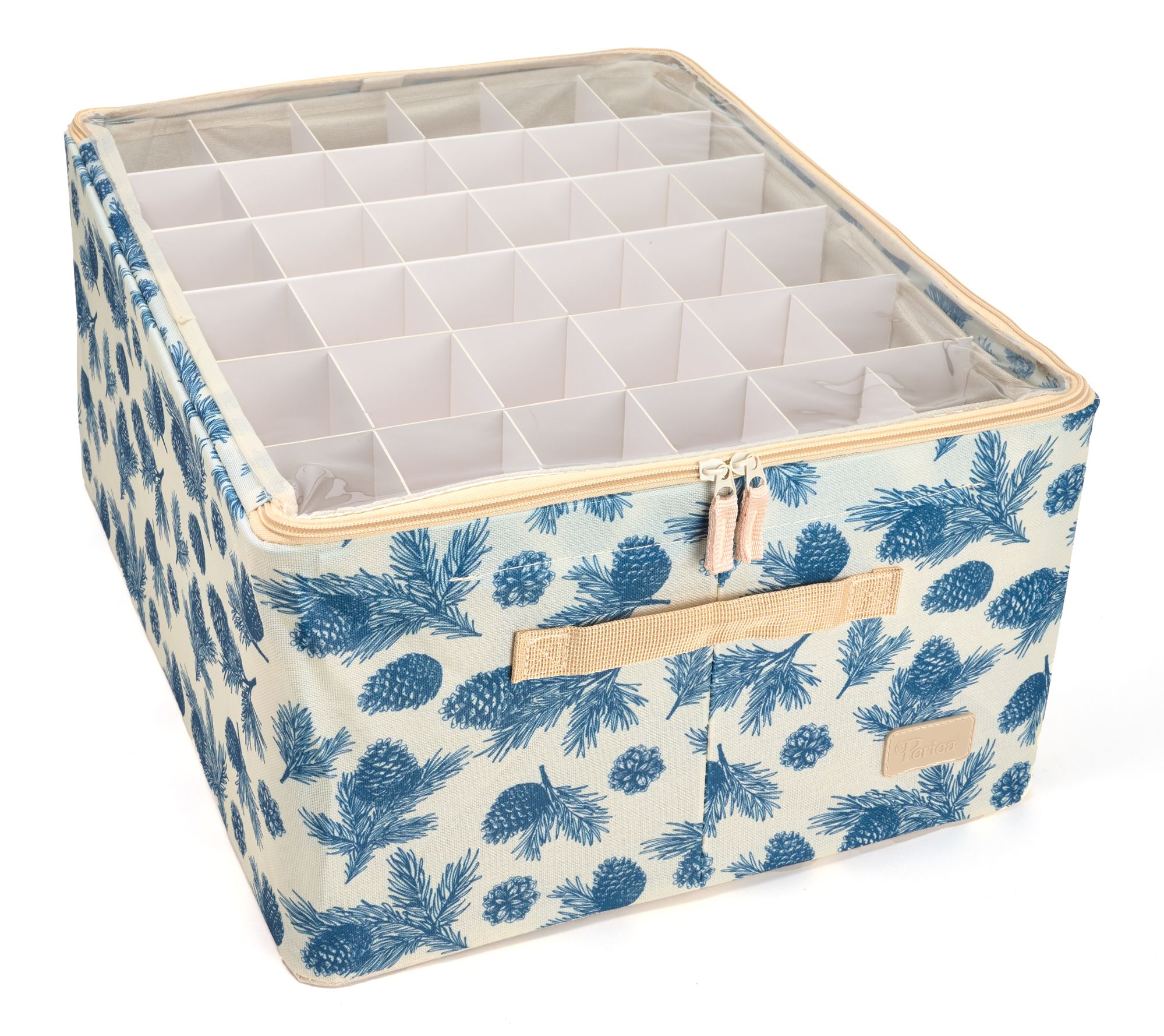 Periea 72-Piece Collapsible Ornament Storage Box