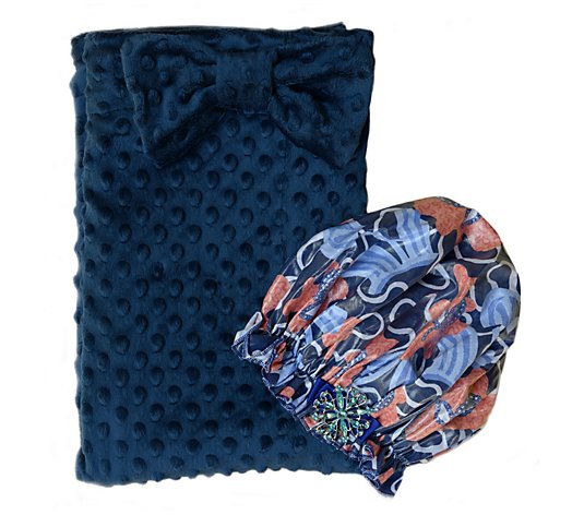 Dry Divas Designer Shower Cap and Towel Wrap Set