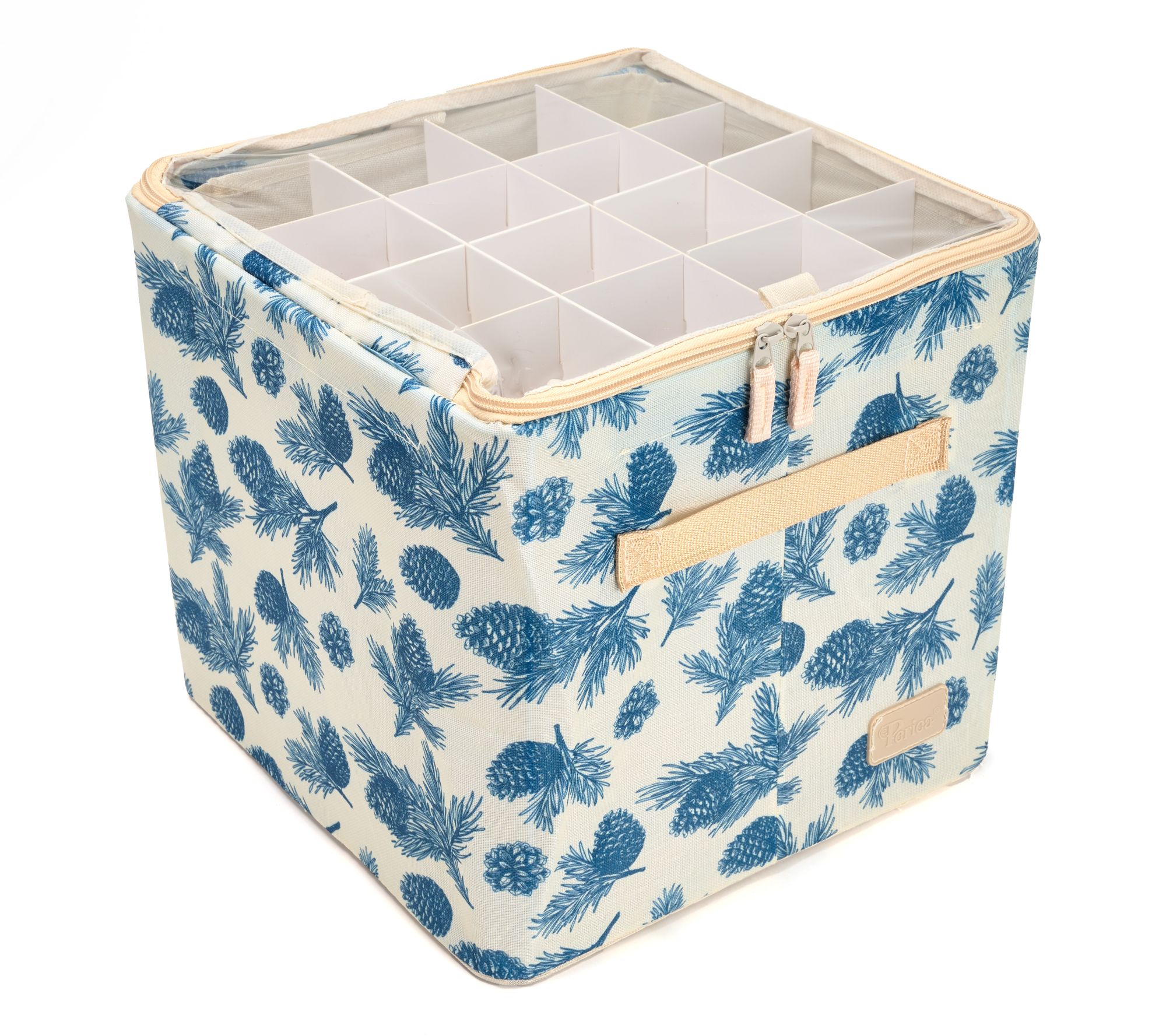 Periea 64-Piece Collapsible Ornament Storage Box