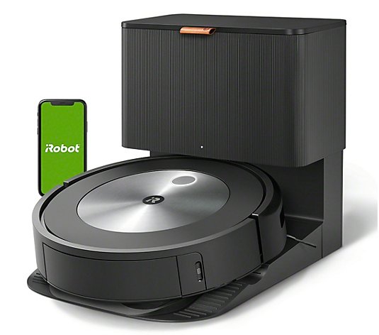 "As Is" iRobot Roomba j7X+ Wi-Fi Robot Vacuum with Clean Base