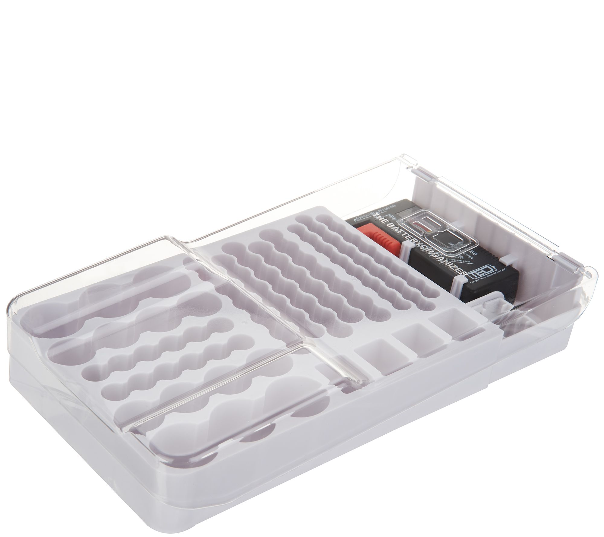 Battery Organizer & Storage Case W/ Removable Battery Tester