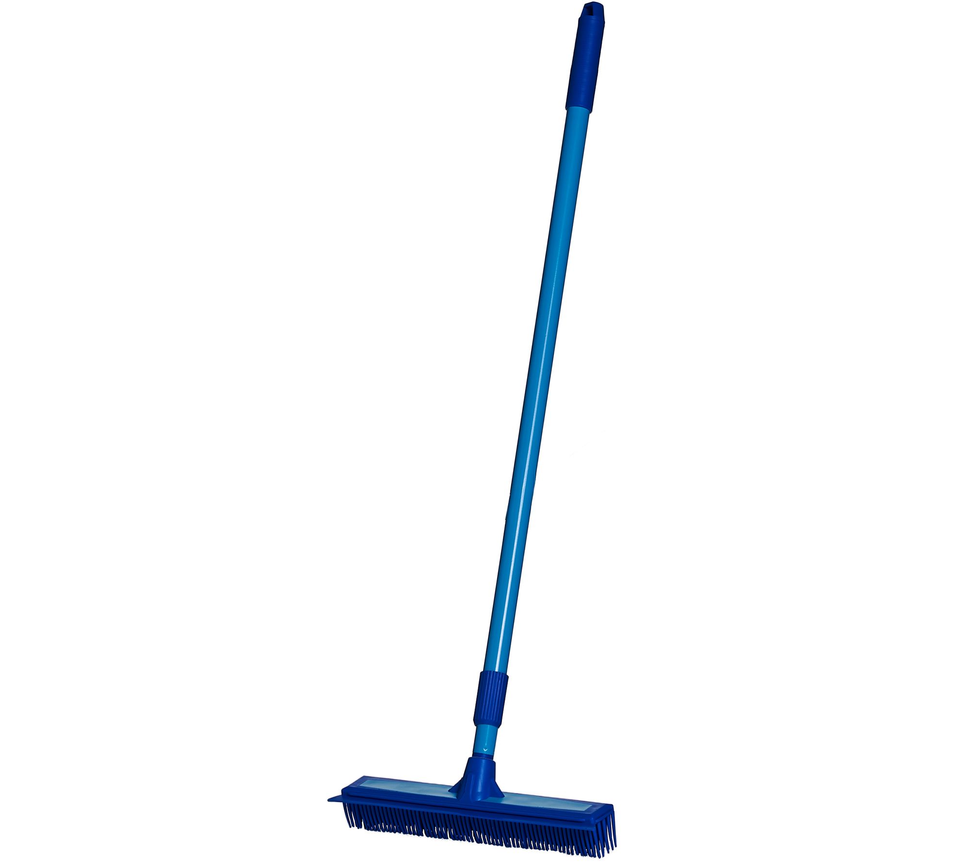 Don Aslett's Set of 2 Multi-purpose Rubber Brooms with Hand Brush - QVC.com