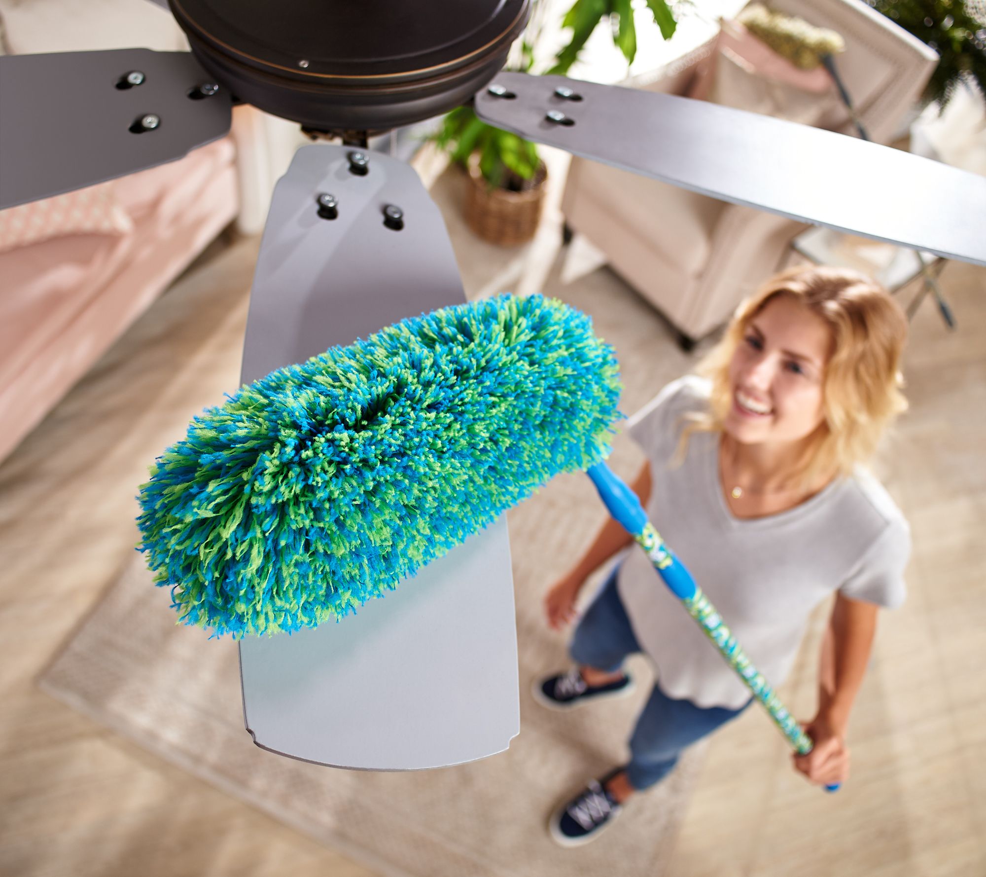7 Pc Premium Microfiber Duster Mop System Dusting Mopping Cleaning by Campanelli 