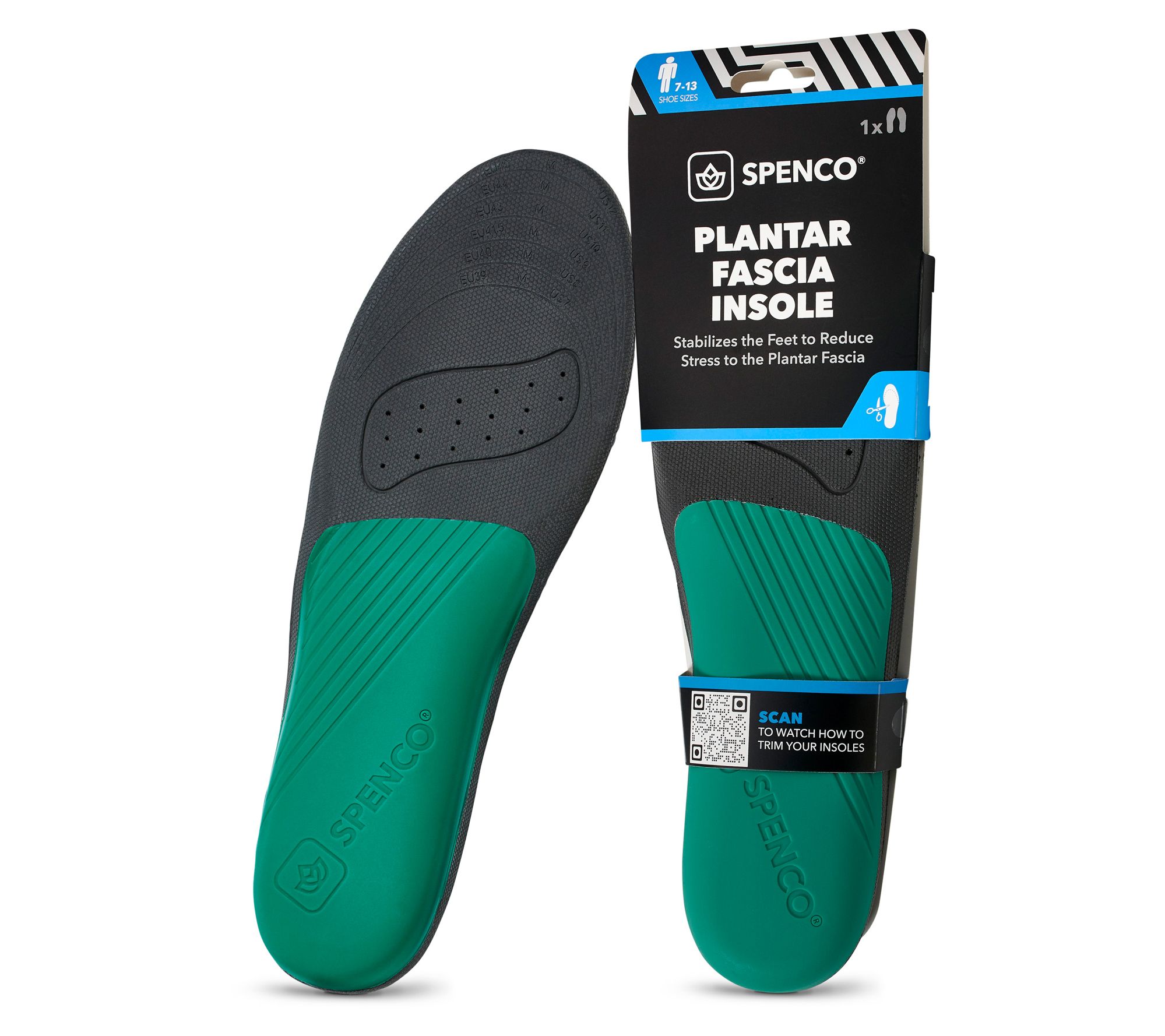 Spenco Plantar Fascia Insoles Trim-to-Fit