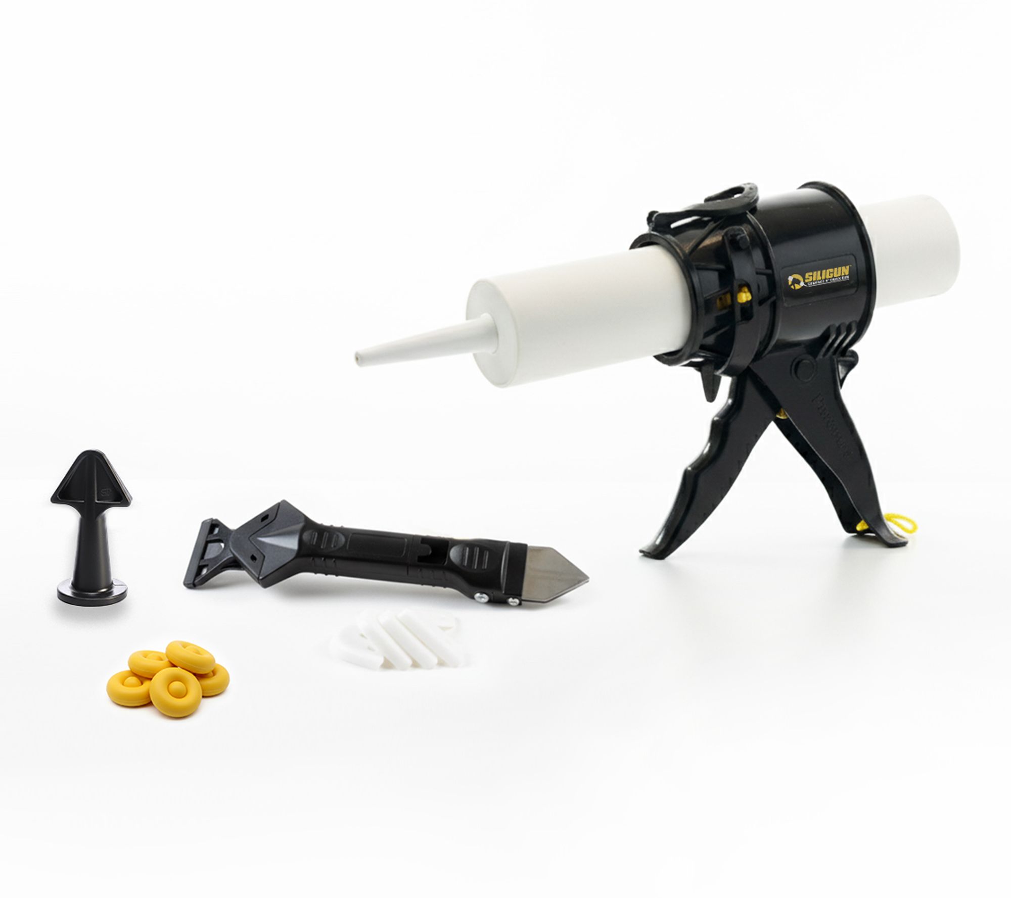 Siligun Classic Caulk Gun with 7 Acessories