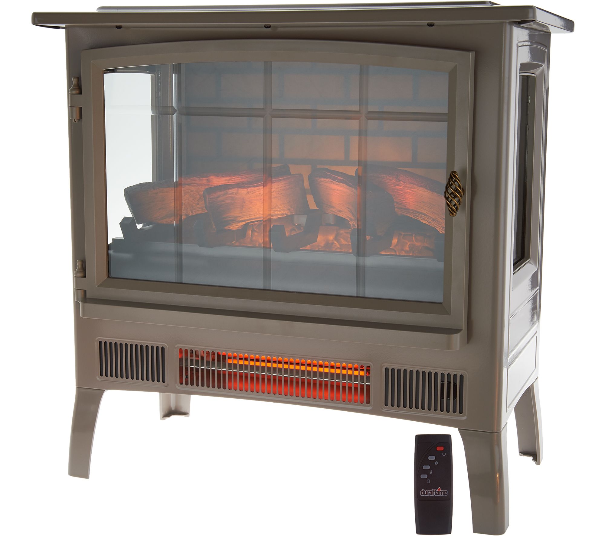 Duraflame Infrared Stove Heater w/ 3D Flame & Remote Control