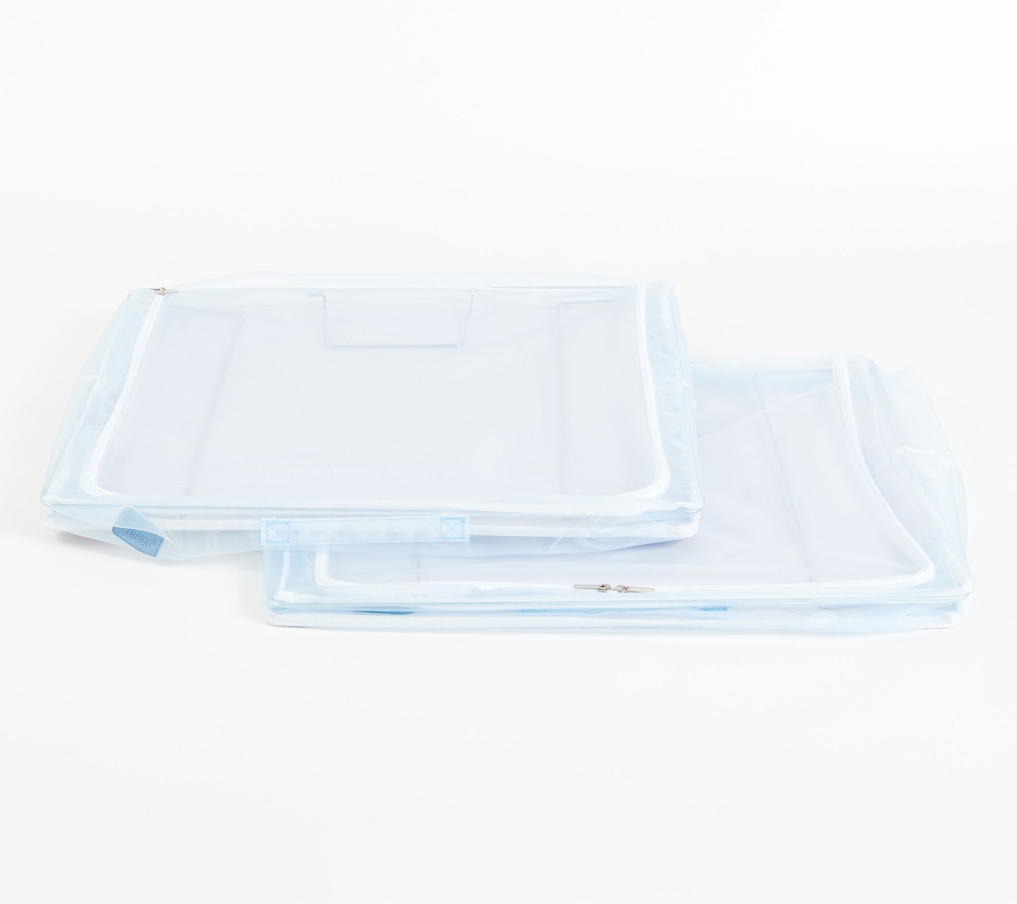 "As Is" Periea S/2 Large Mesh Collapsible Under the Bed Storage Boxes