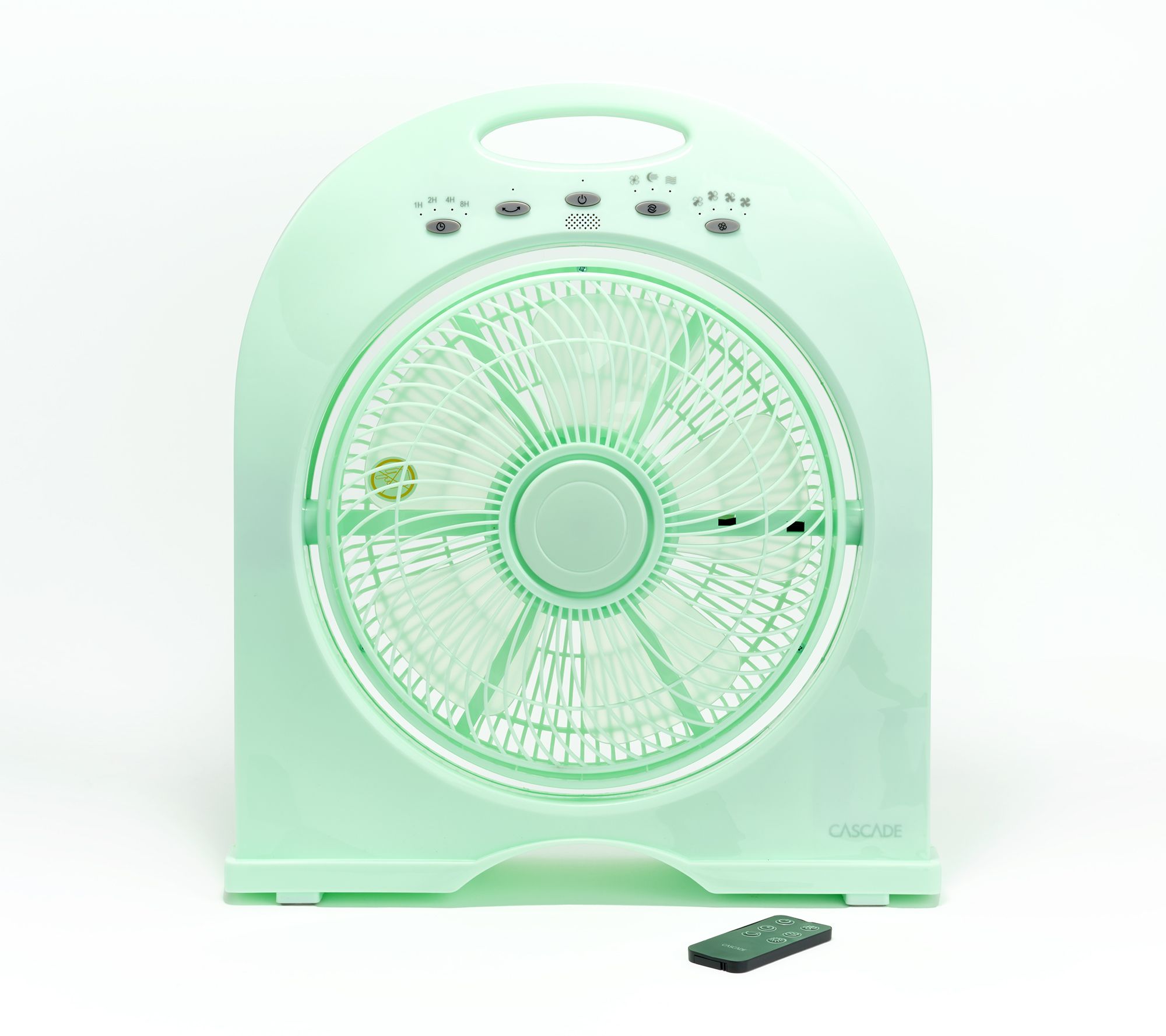 Cascade Capri Rechargeable Adjustable Portable 12" Cordless Fan