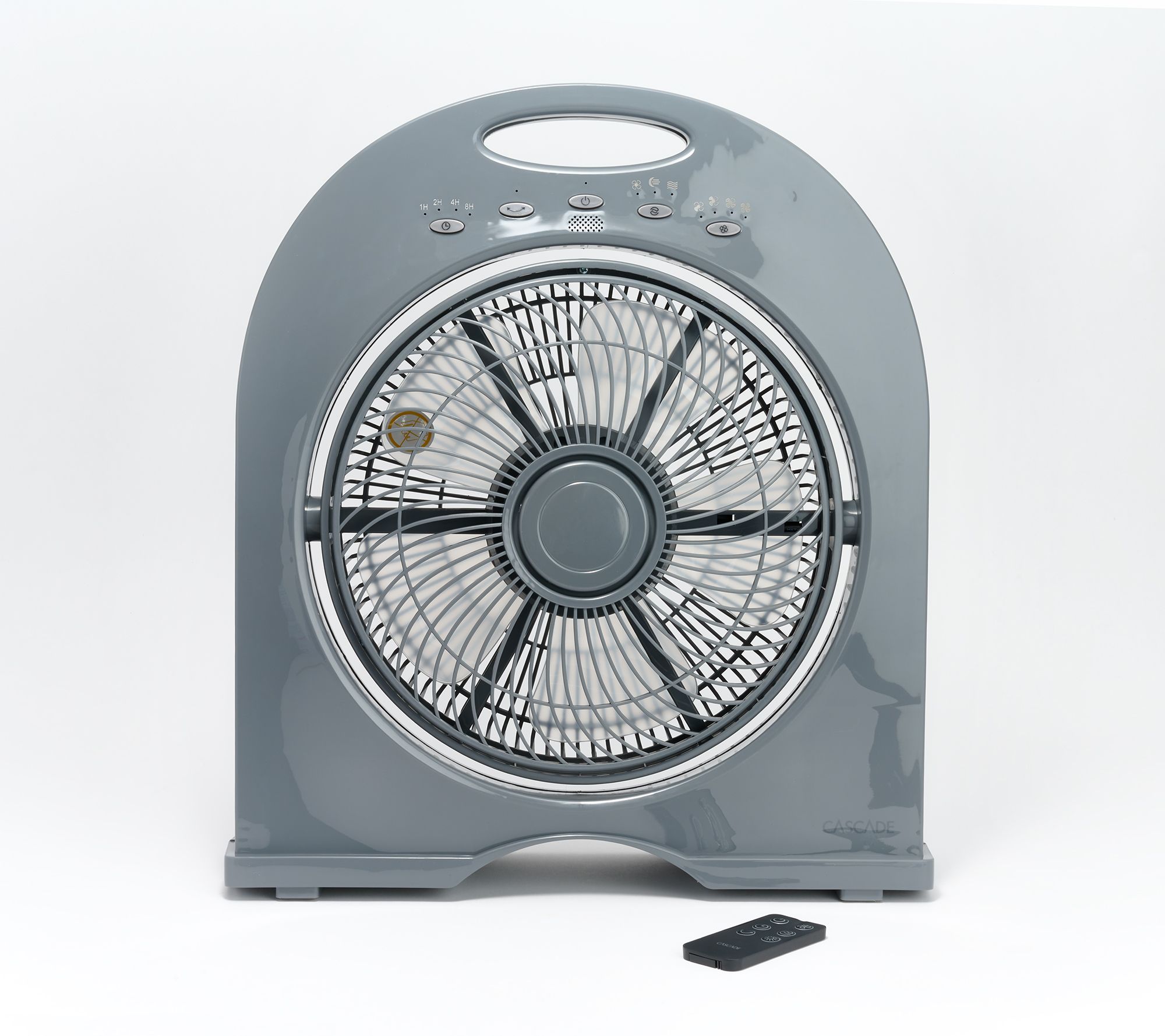 Cascade Capri Rechargeable Adjustable Portable 12" Cordless Fan
