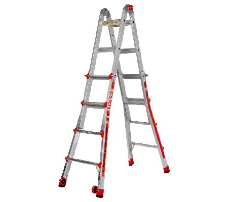 "As Is" Little Giant 24-in-1 Multi-Function Ladder with Wheel Kit