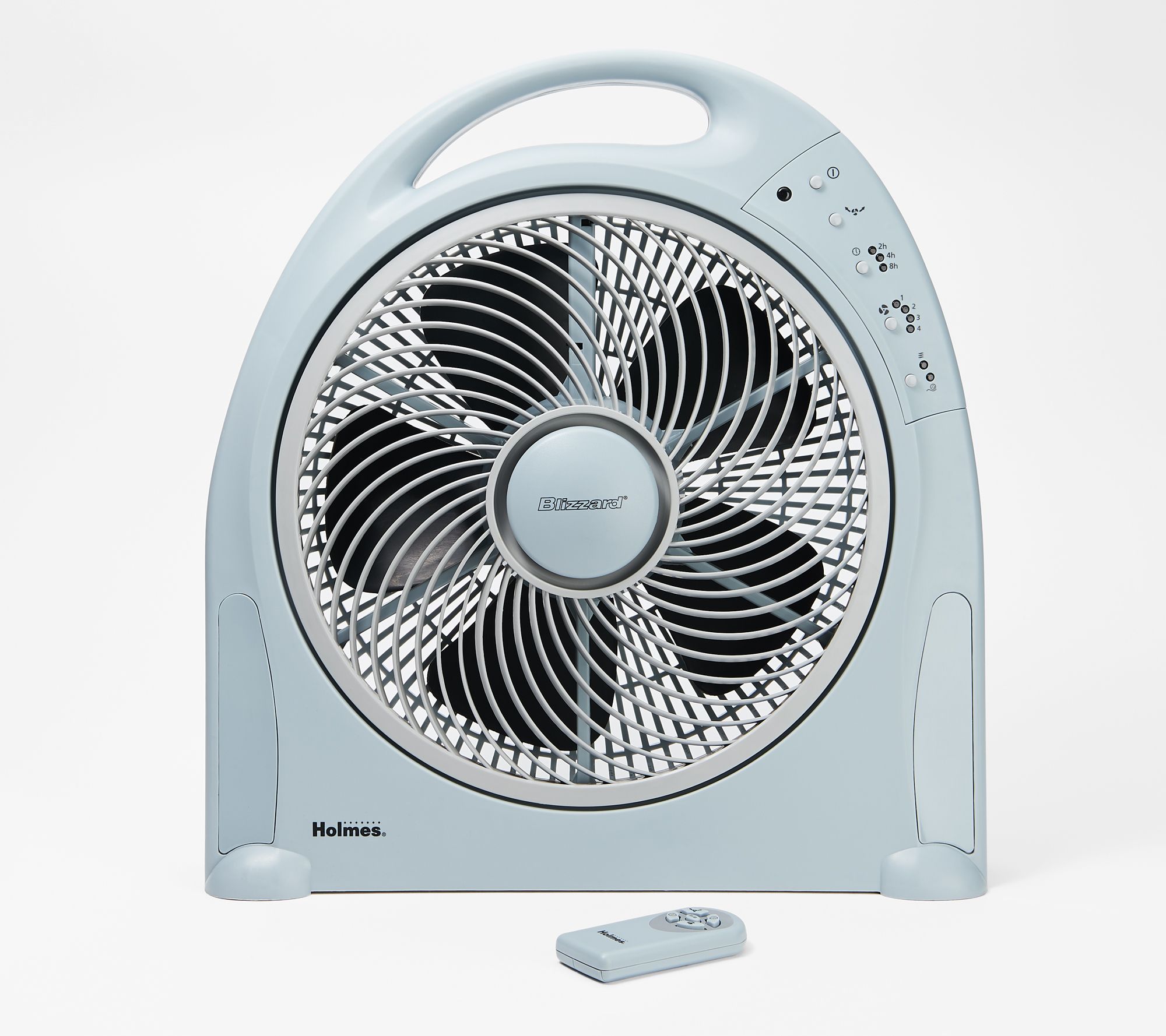 Holmes Blizzard 12 4 Speed Fan W Rotating Grill Remote Qvccom