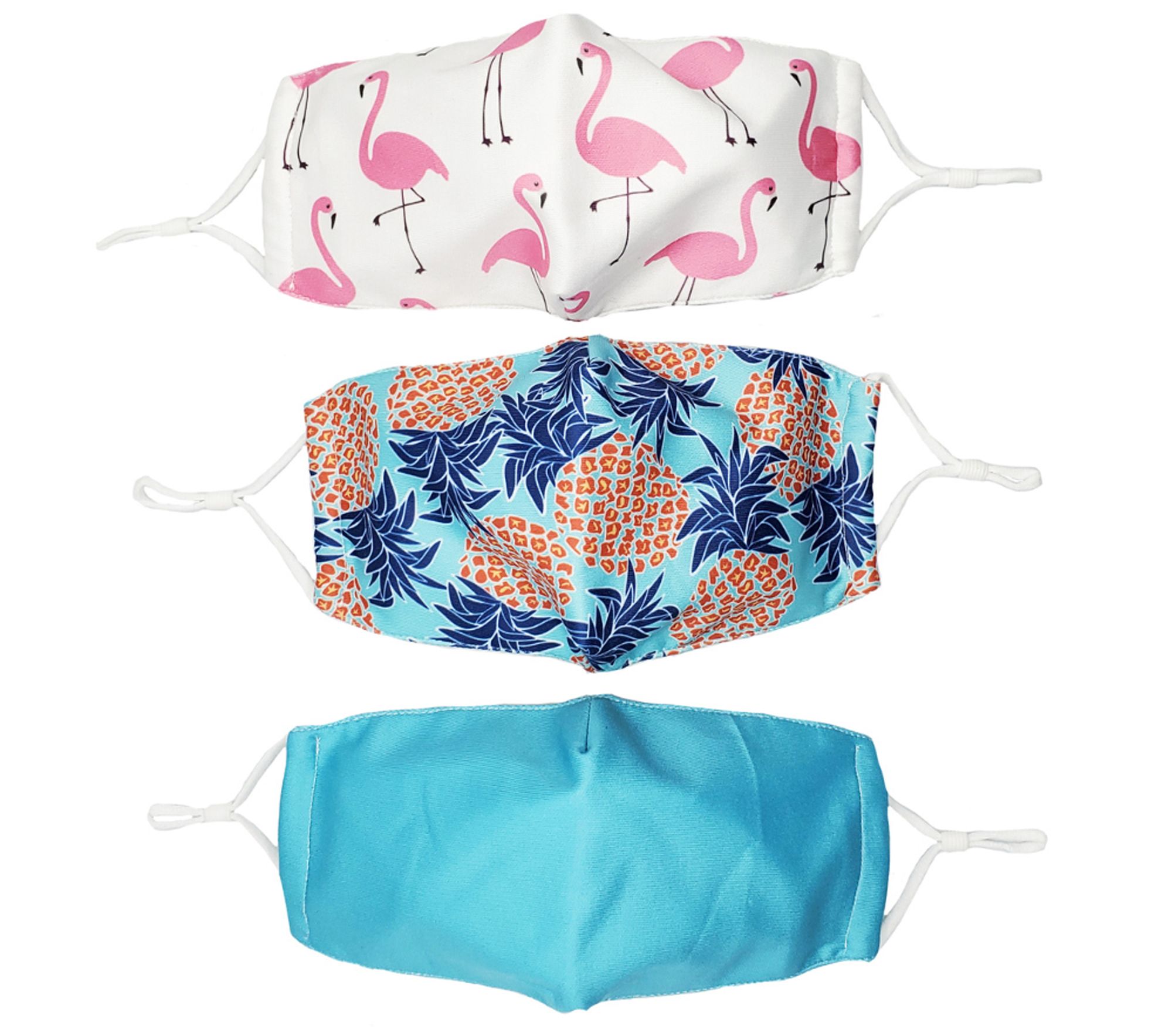 Headbands of Hope S/3 Adjustable Two Layer Face Coverings