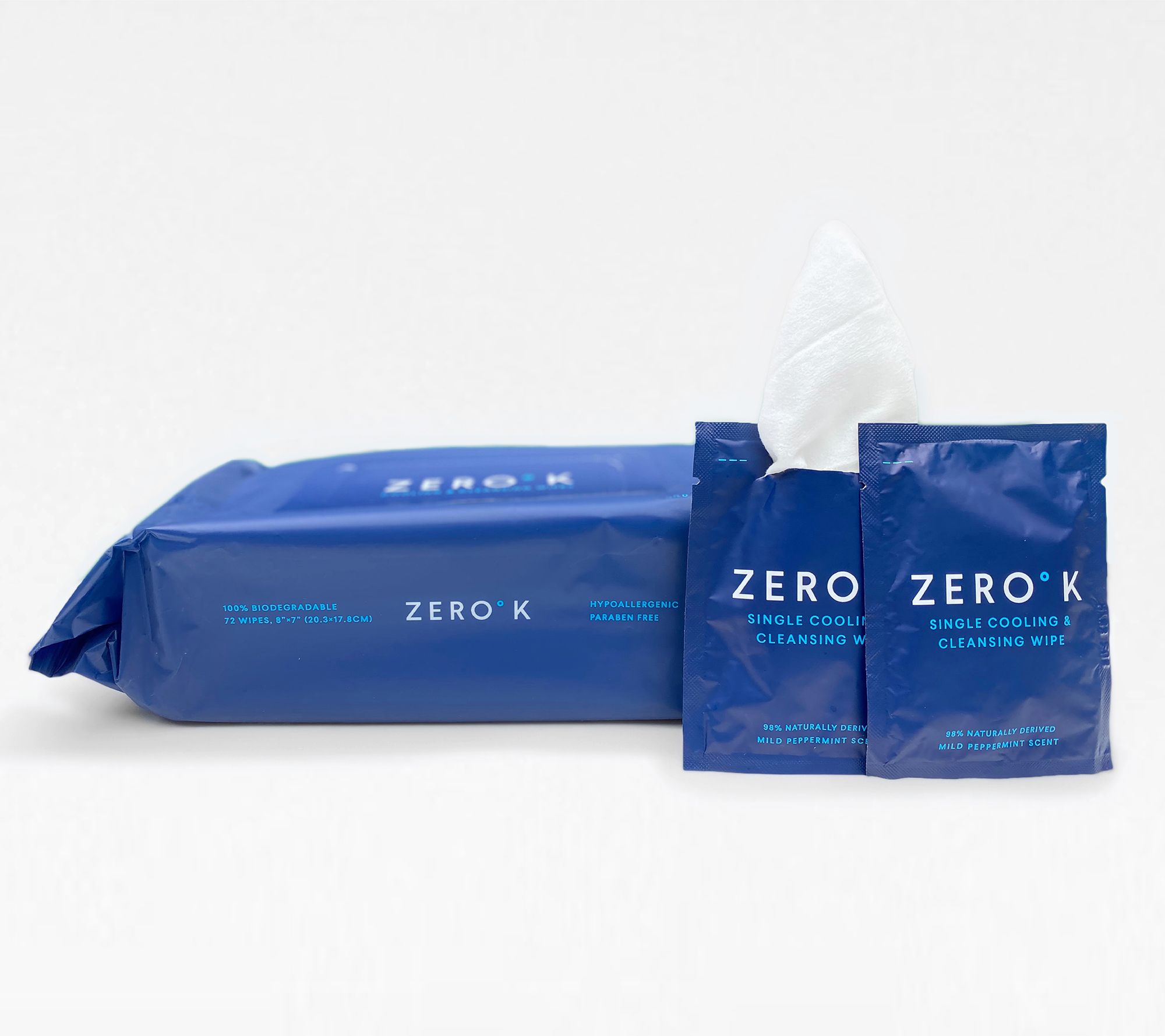 Zero K Cleansing & Cooling Wipes