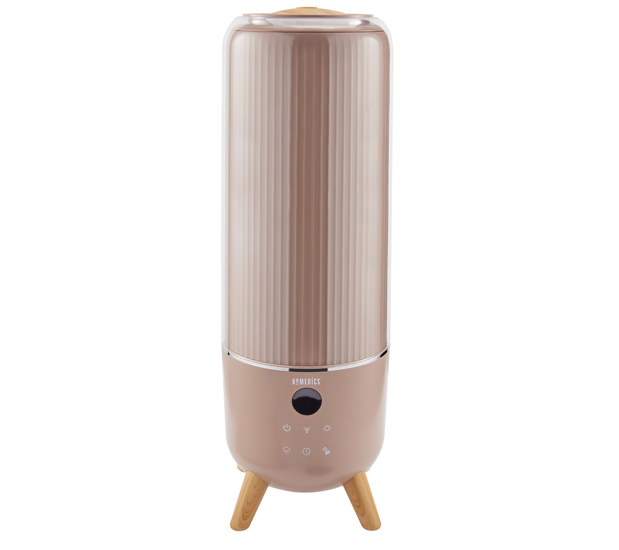Homedics TotalComfort Cool Mist Ultrasonic Humidifier with Essential Oil  Tray and Color Changing Illumination