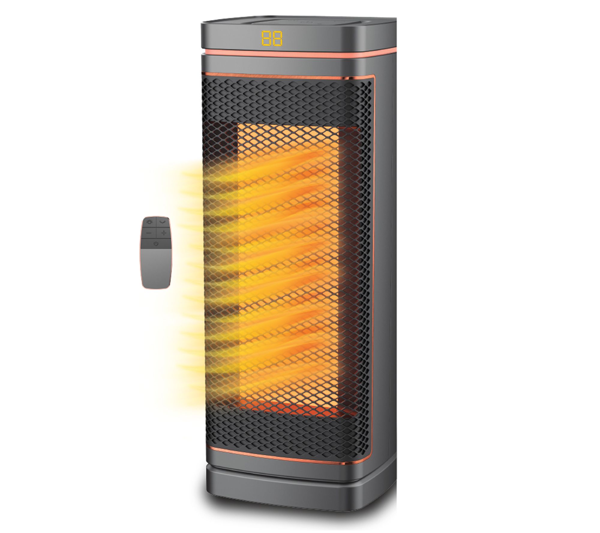 Handy Heater Oscillating 1500W Tower Space Heater with Remote