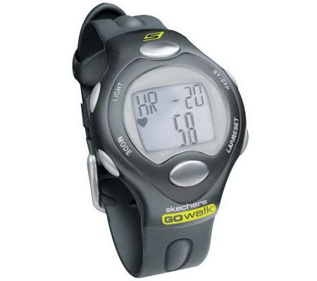 skechers go walk heart rate monitor watch