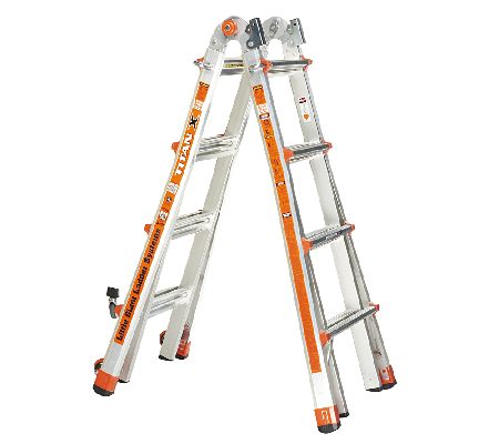 "As Is" Little Giant TitanX 24-in-1 17' Ladder with Wheel Kit