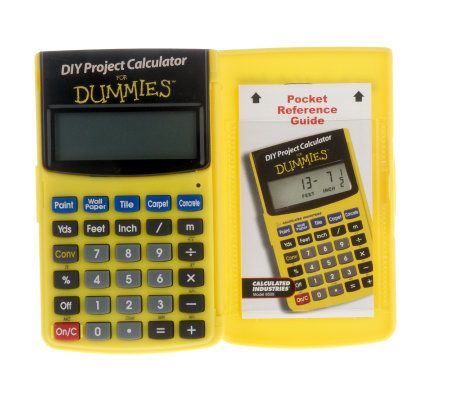 DIY Project Calculator For Dummies - QVC.com
