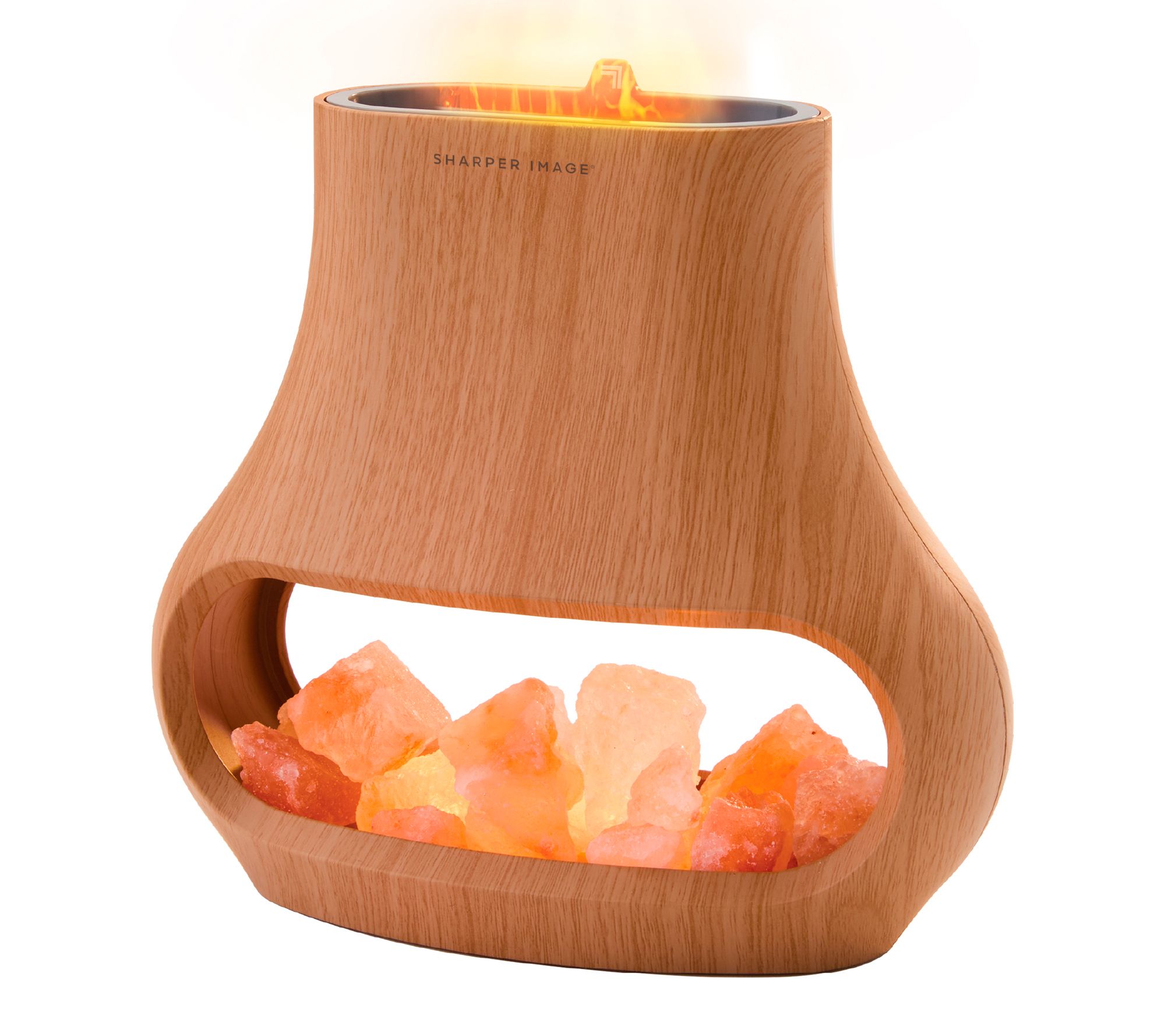 Sharper Image 2-in-1 Himalayan Salt Lamp and Diffuser