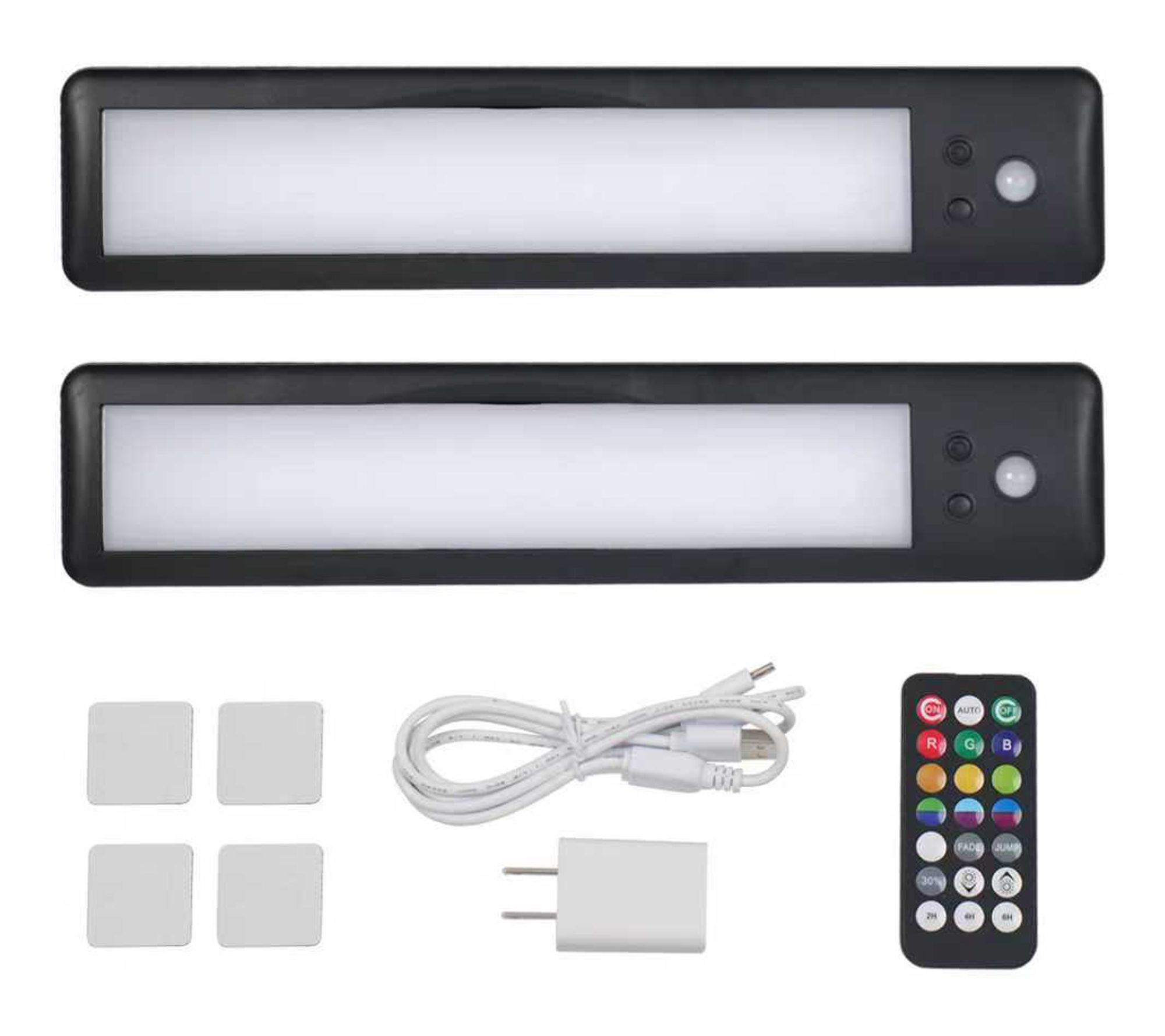 Brightliving S/2 12" Adjustable Angle Under Cabinet Lights