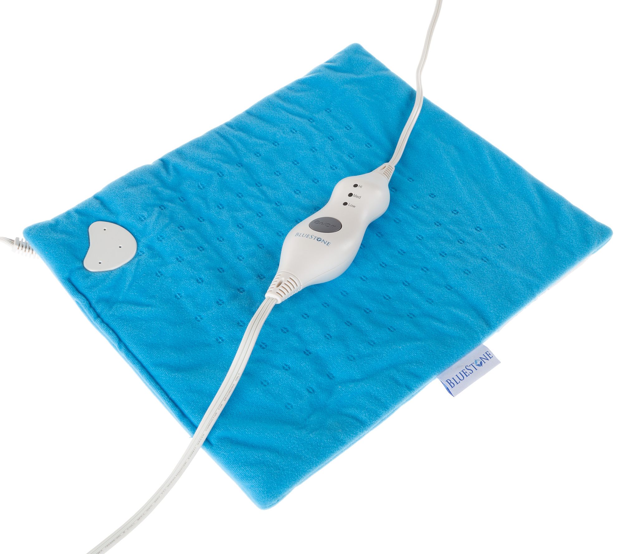 Bluestone Machine Washable Heating Pad with Auto Off Blue