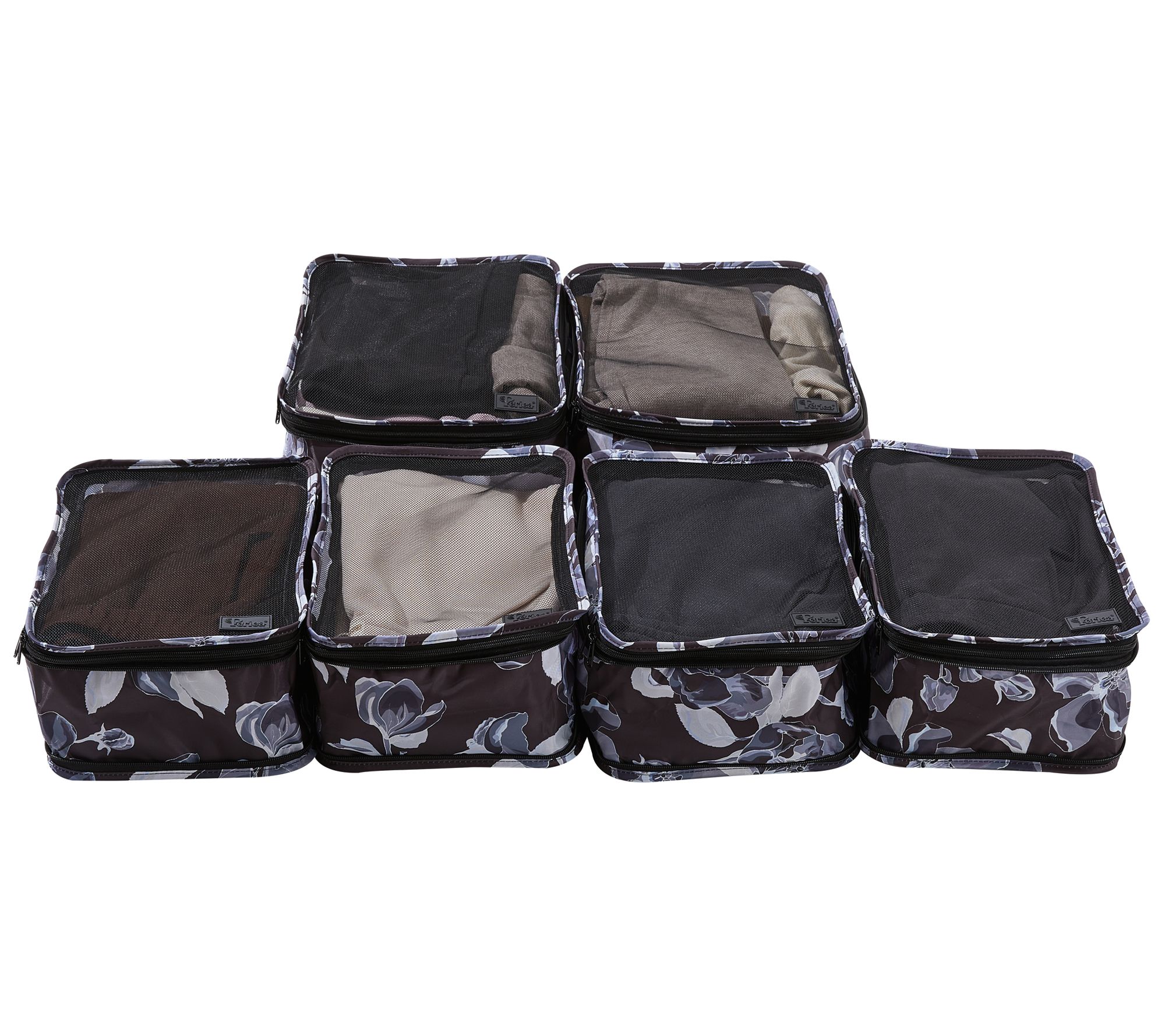 "As Is" Periea Set of 6 Assorted Size Compression Cubes