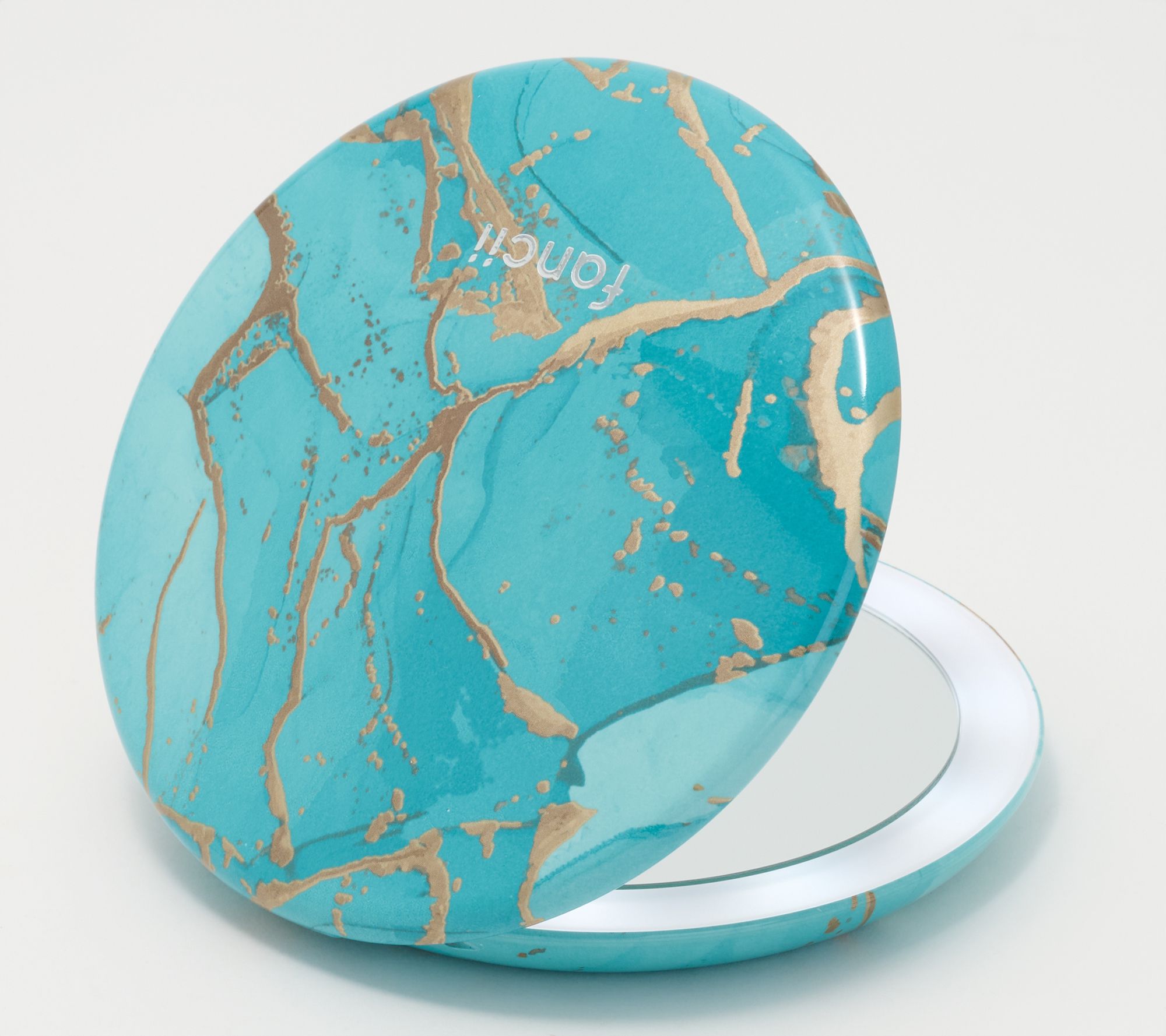 Fancii Lumi Luxe Compact LED Mirror w/ 10x/1x Magnification