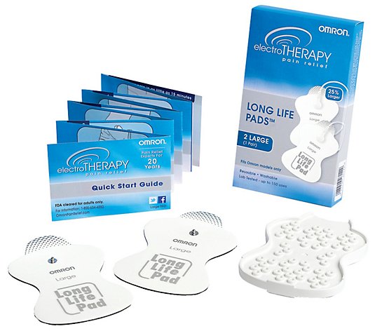Omron ElectroTHERAPY TENS Long Life Pads, Set of 2