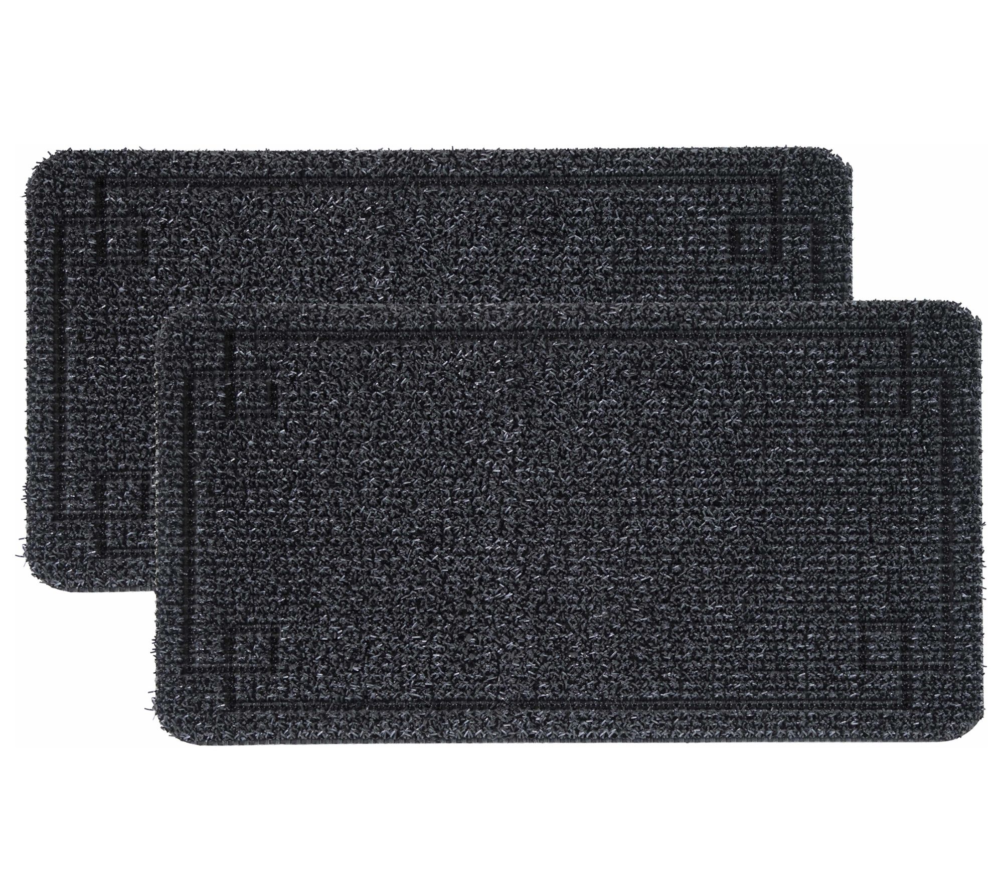 (QVC) Grassworx Set of 2 Dirt Trapper 20"x36" Outdoor Astroturf Mats