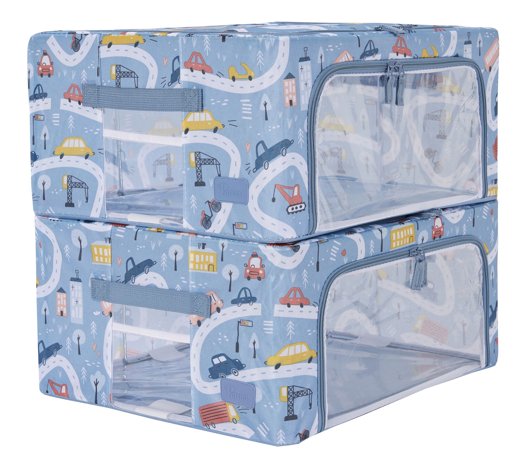 "As Is" Periea Set of 2 Medium Children's Collapsible Storage Boxes