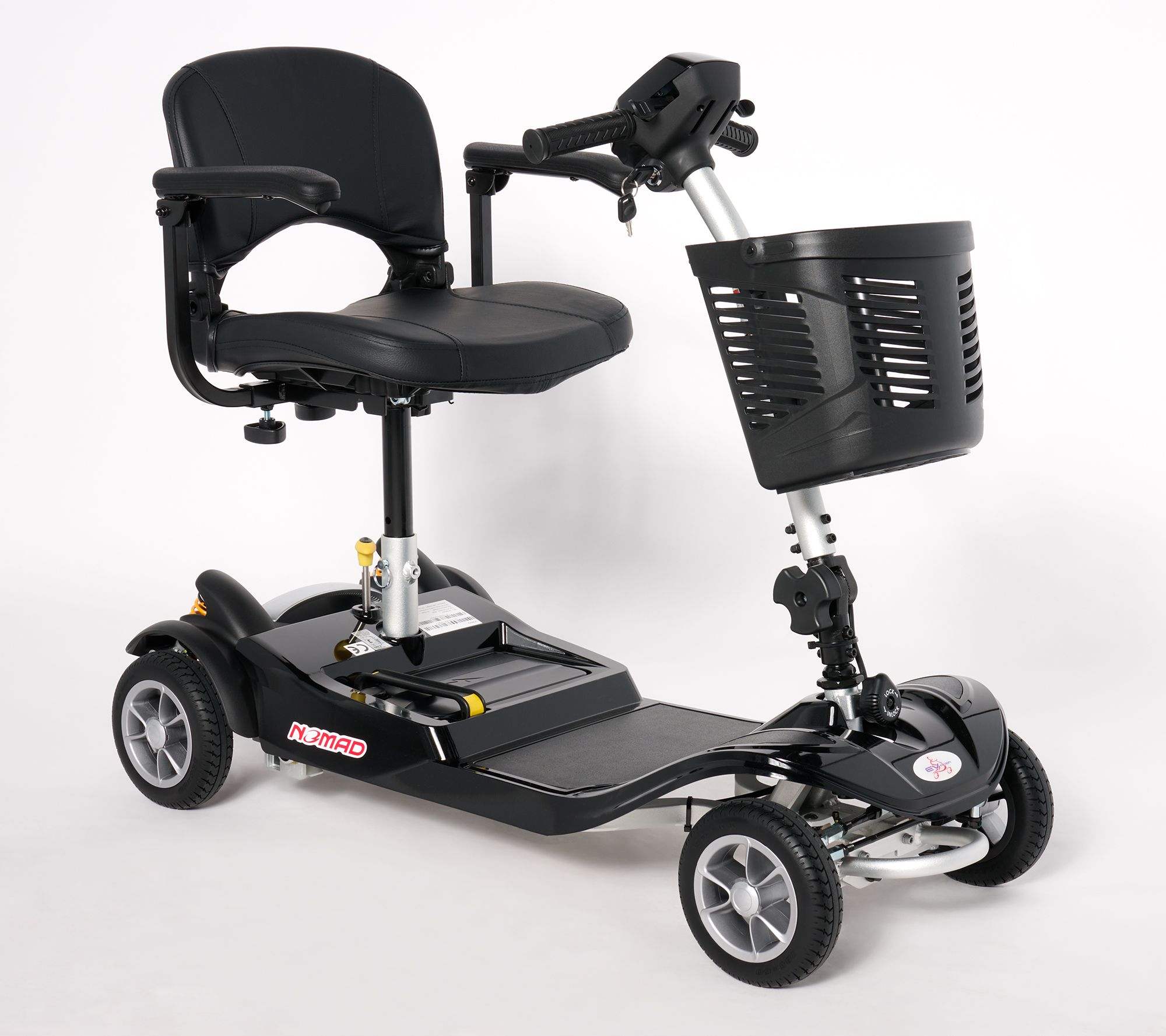 EV Rider Nomad 4-Wheel Mobility Scooter with Basket