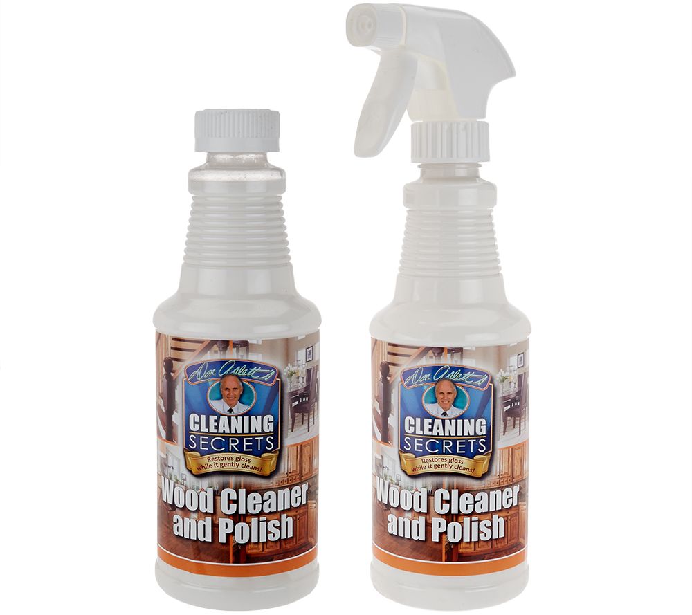 "As Is" Don Aslett's S/2 16 oz.Professional Wood Cleaner and Polish