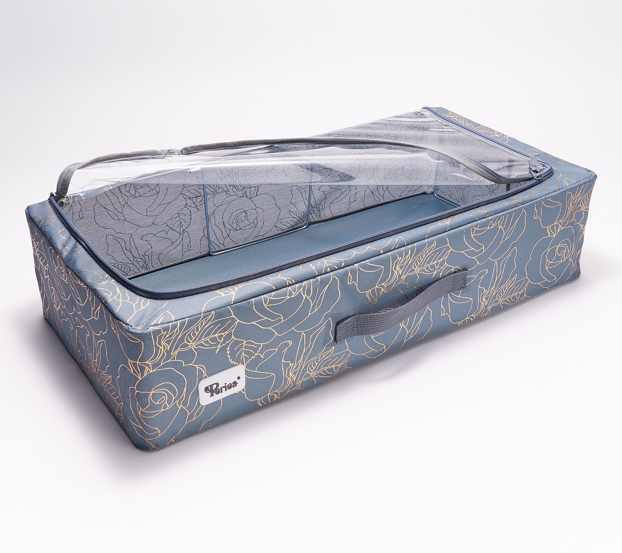 "As Is" Periea S/2 Medium Collapsible Under the Bed Storage Boxes