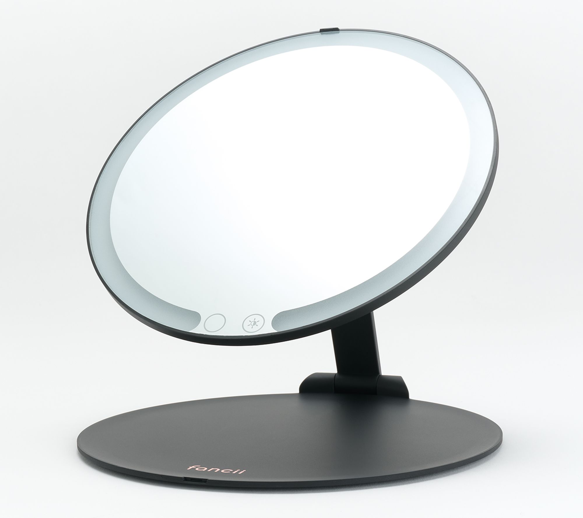 As Is Fancii Abigail Rechargeable LED 1x Mag Travel Mirror