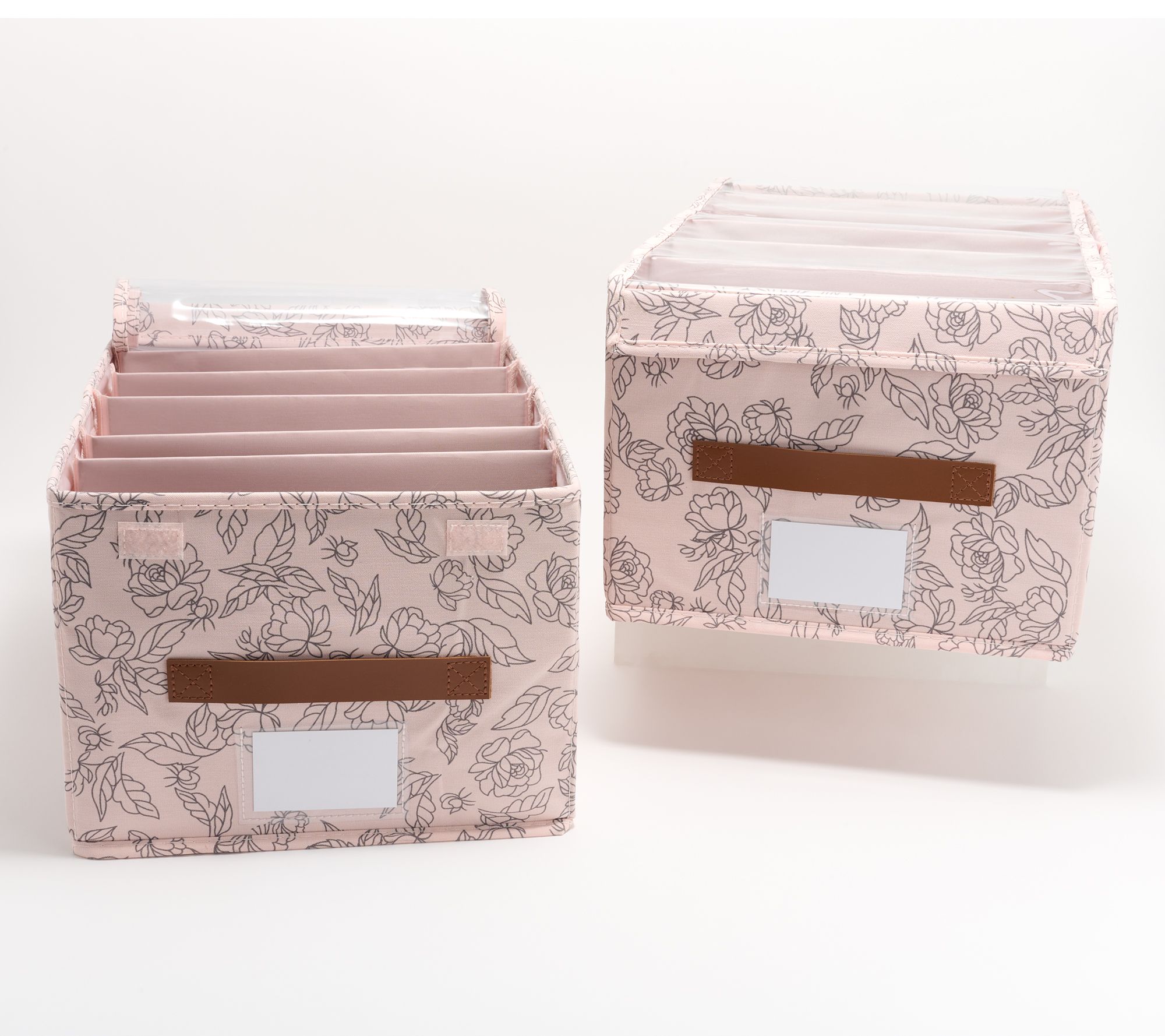 Cella Set of 2 Closet Organizersw/ 5 Removable Dividers