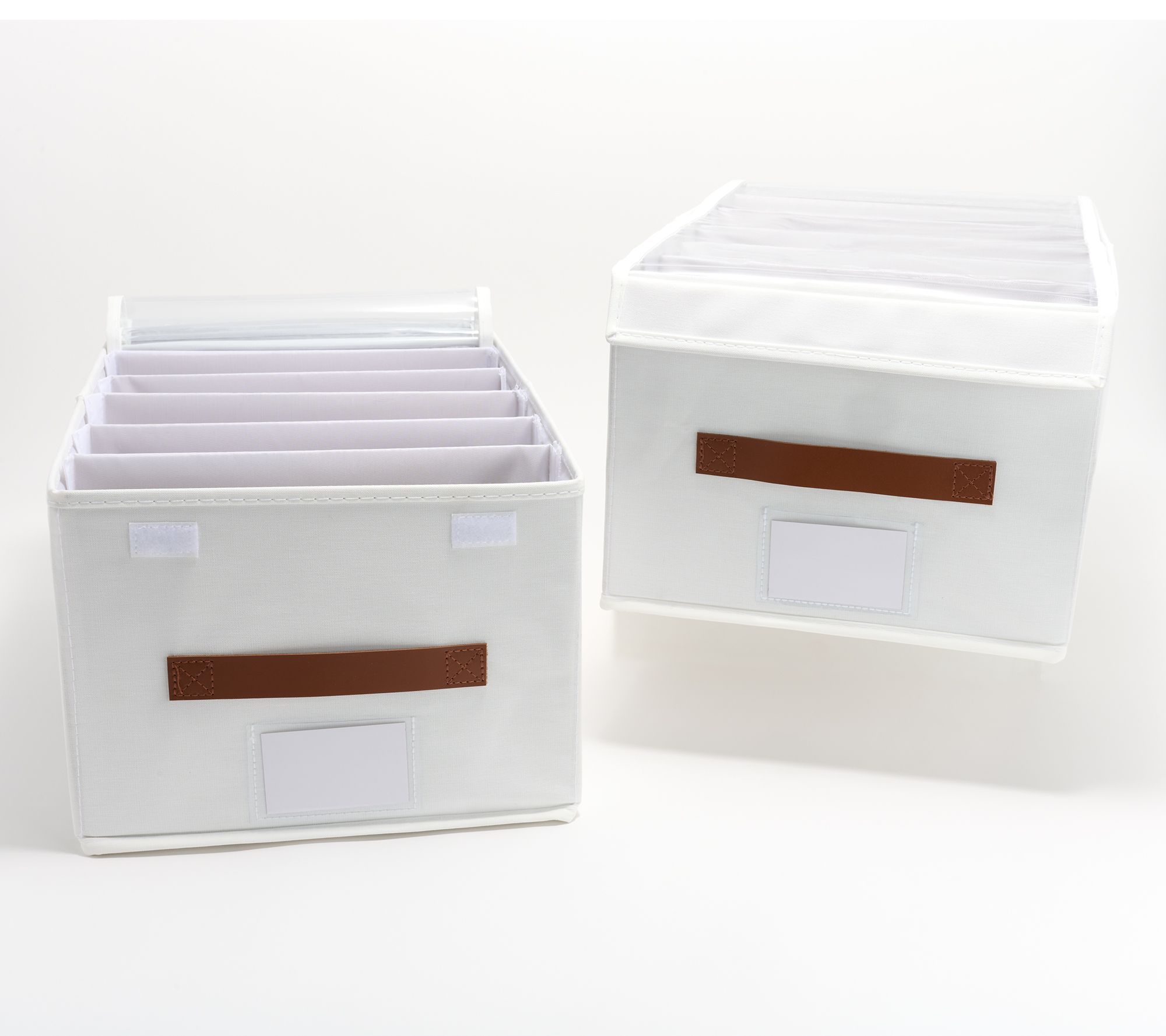 Cella Set of 2 Closet Organizers with 5 Removable Dividers