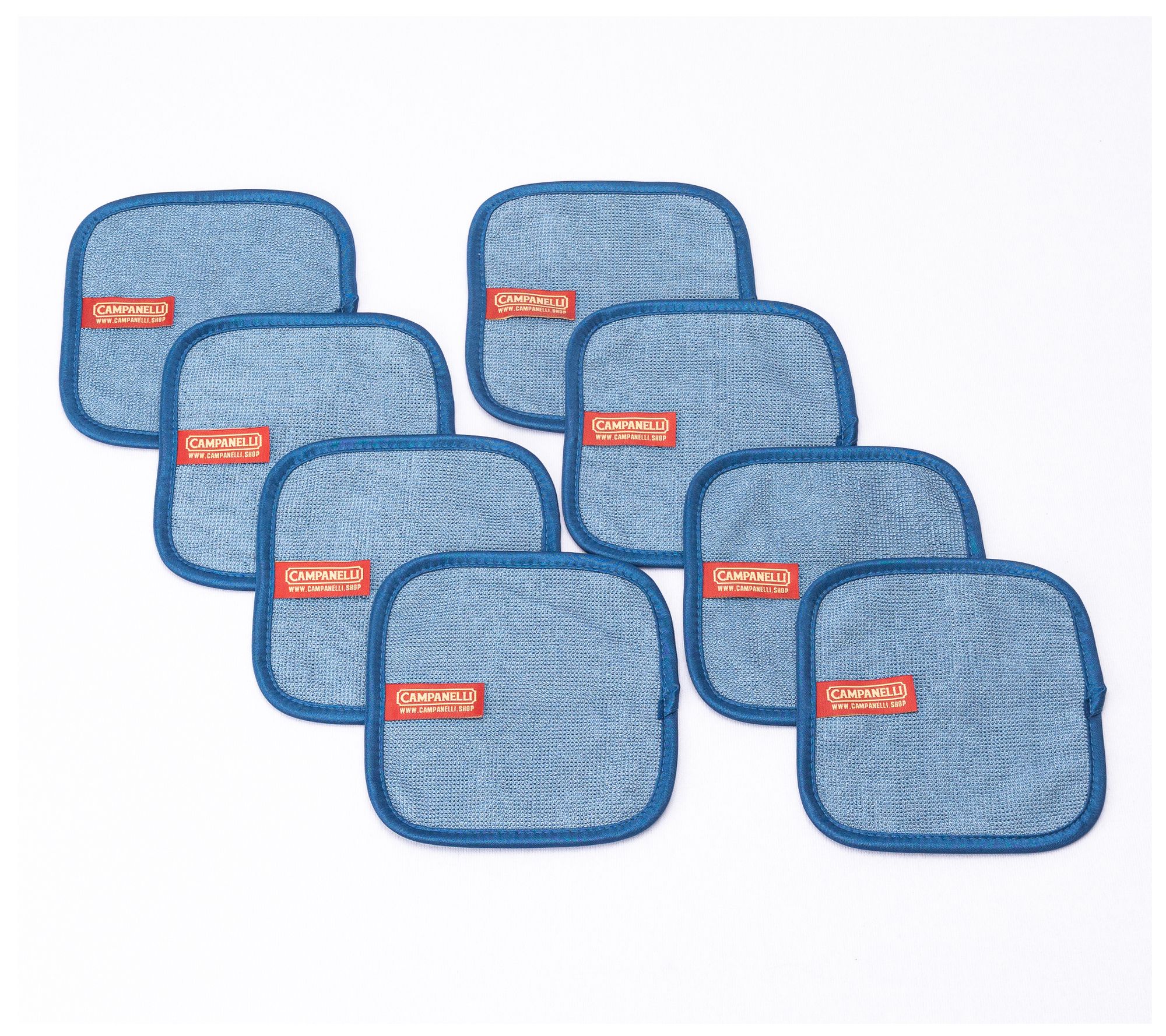 Campanelli 8pc Lens & Electronics Loopy Towel Set