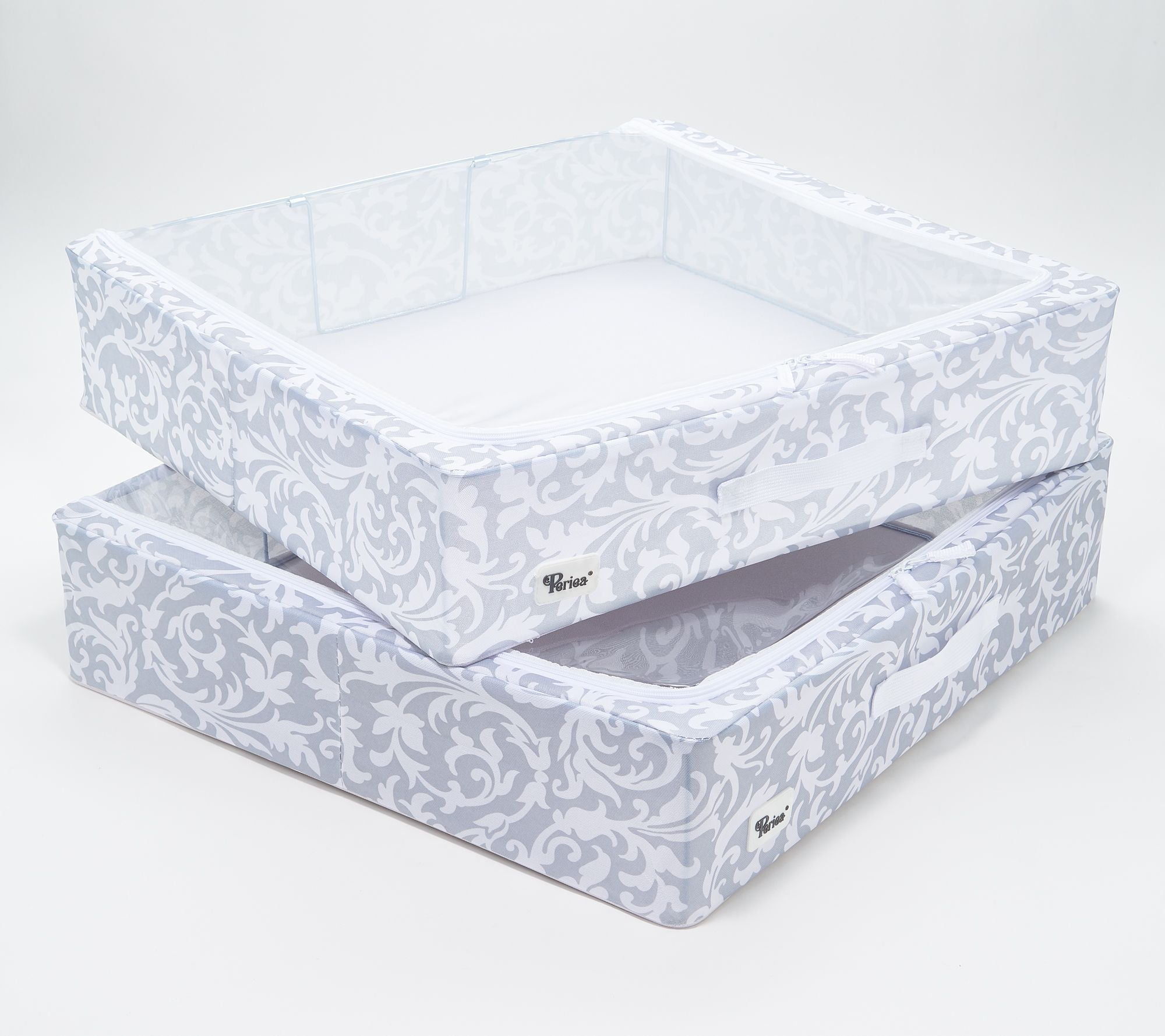 "As Is" Periea S/2 Large Collapsible Under the Bed Storage Boxes