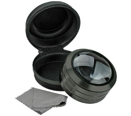 5X Magnifying Glass with LED Light and Case - Page 1 — QVC.com