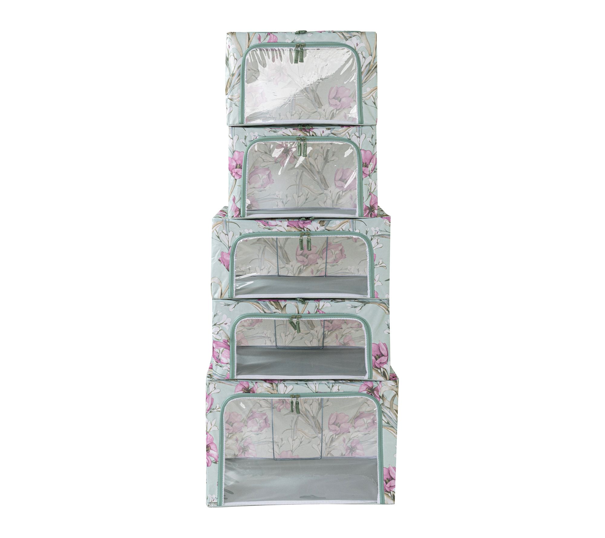 Periea Set of 5 Assorted Collapsible Storage Boxes