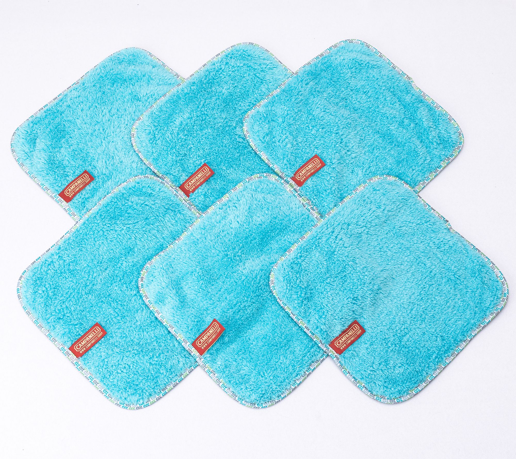 CAMPANELLI 6pc Puppyfur Microfiber Towel Set