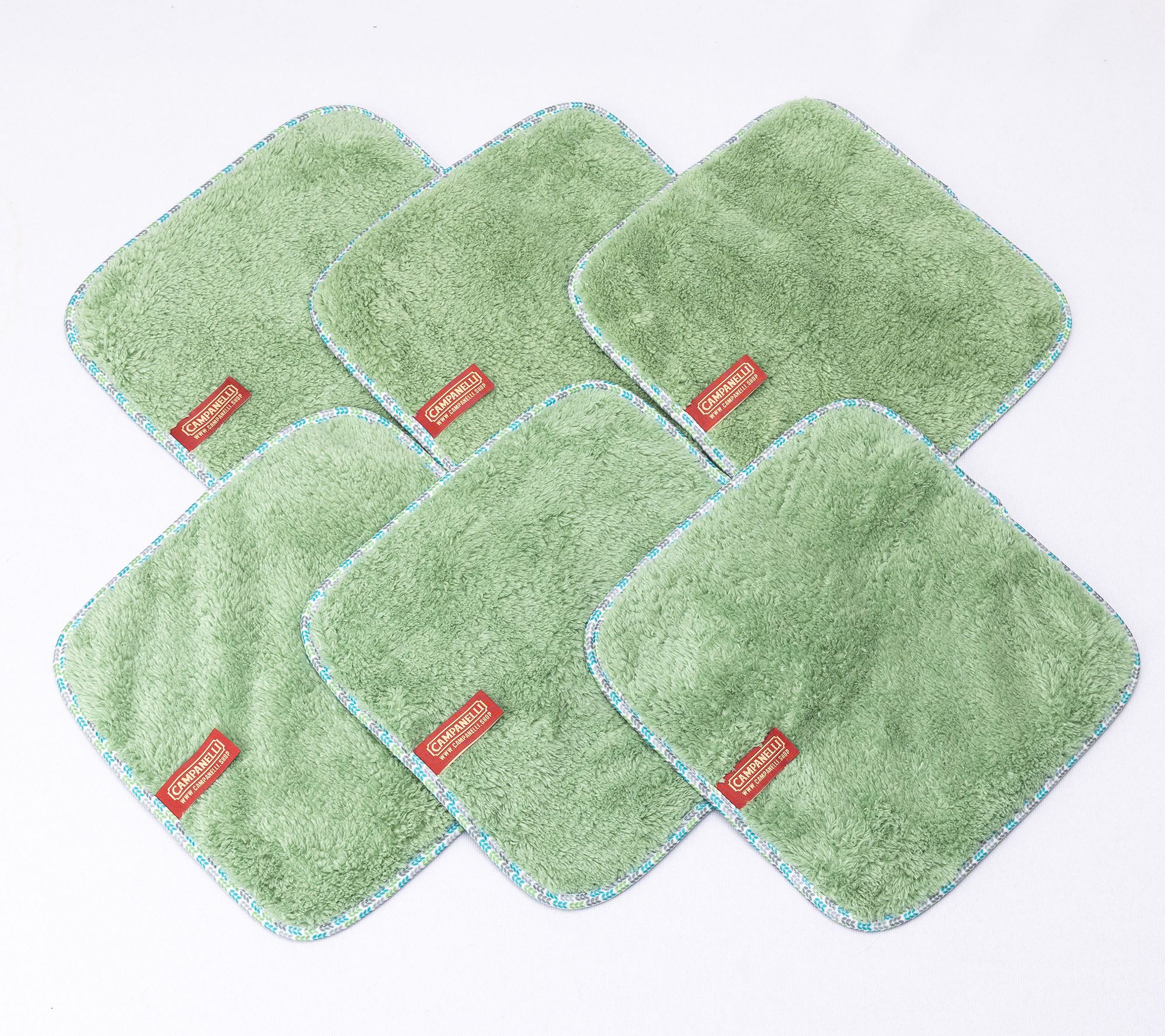 Campanelli 6pc Puppyfur Microfiber Towel Set